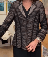 GALLIANO GALLIANO Fitted tulle jacket AGC3817