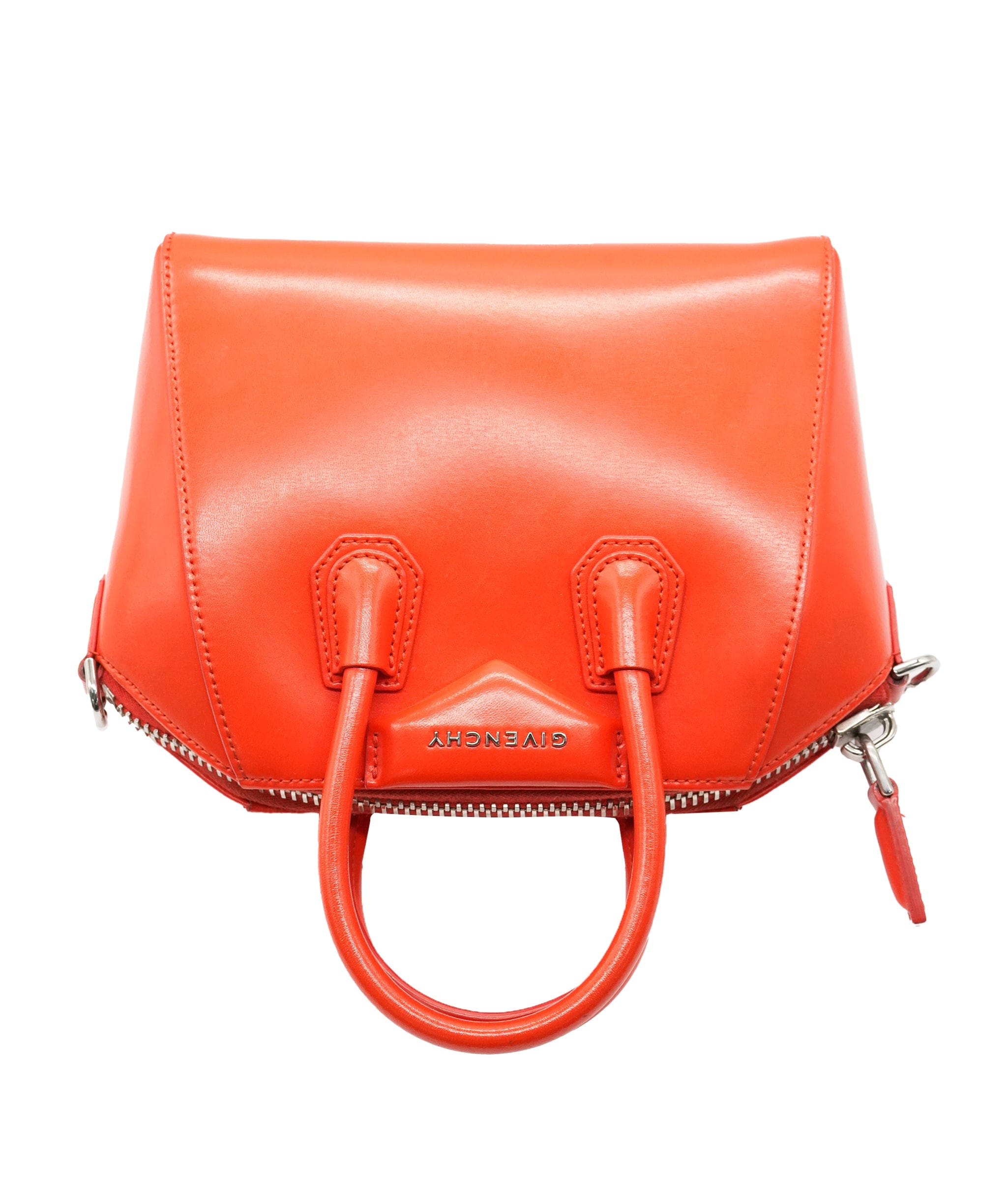 Givenchy Givenchy Mini Coral Red Antigona Bag ALC2457