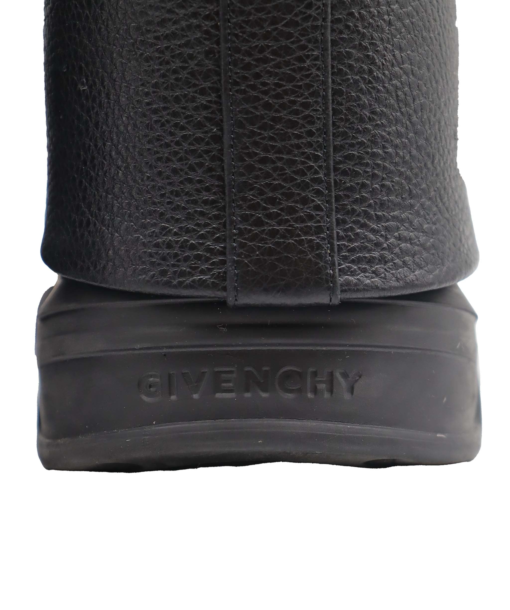 Givenchy Givenchy Grained Leather Shark Ankle Boots  ASC6862