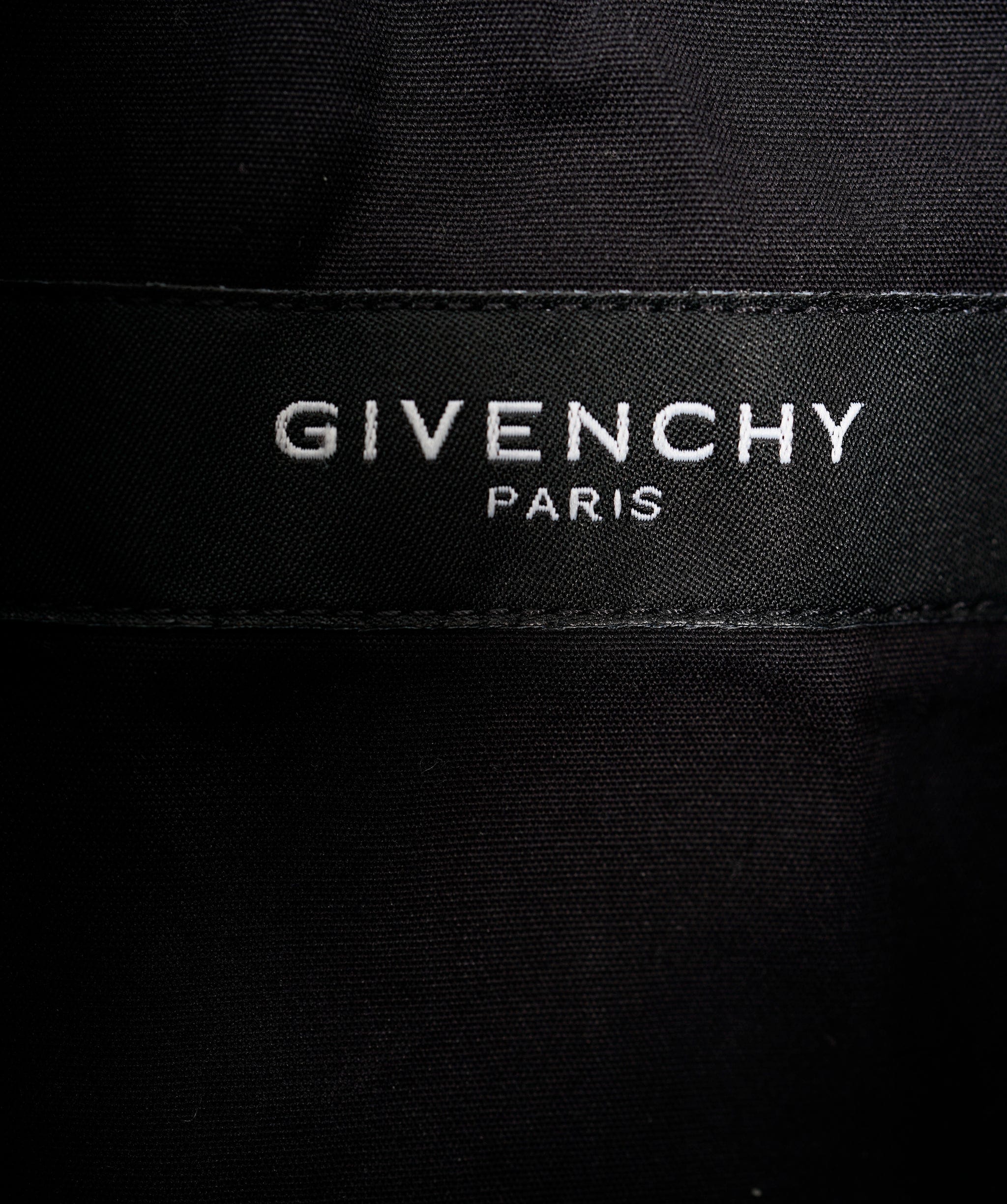 Givenchy Givenchy Black Shirt Leather collar size 41 AGC1653