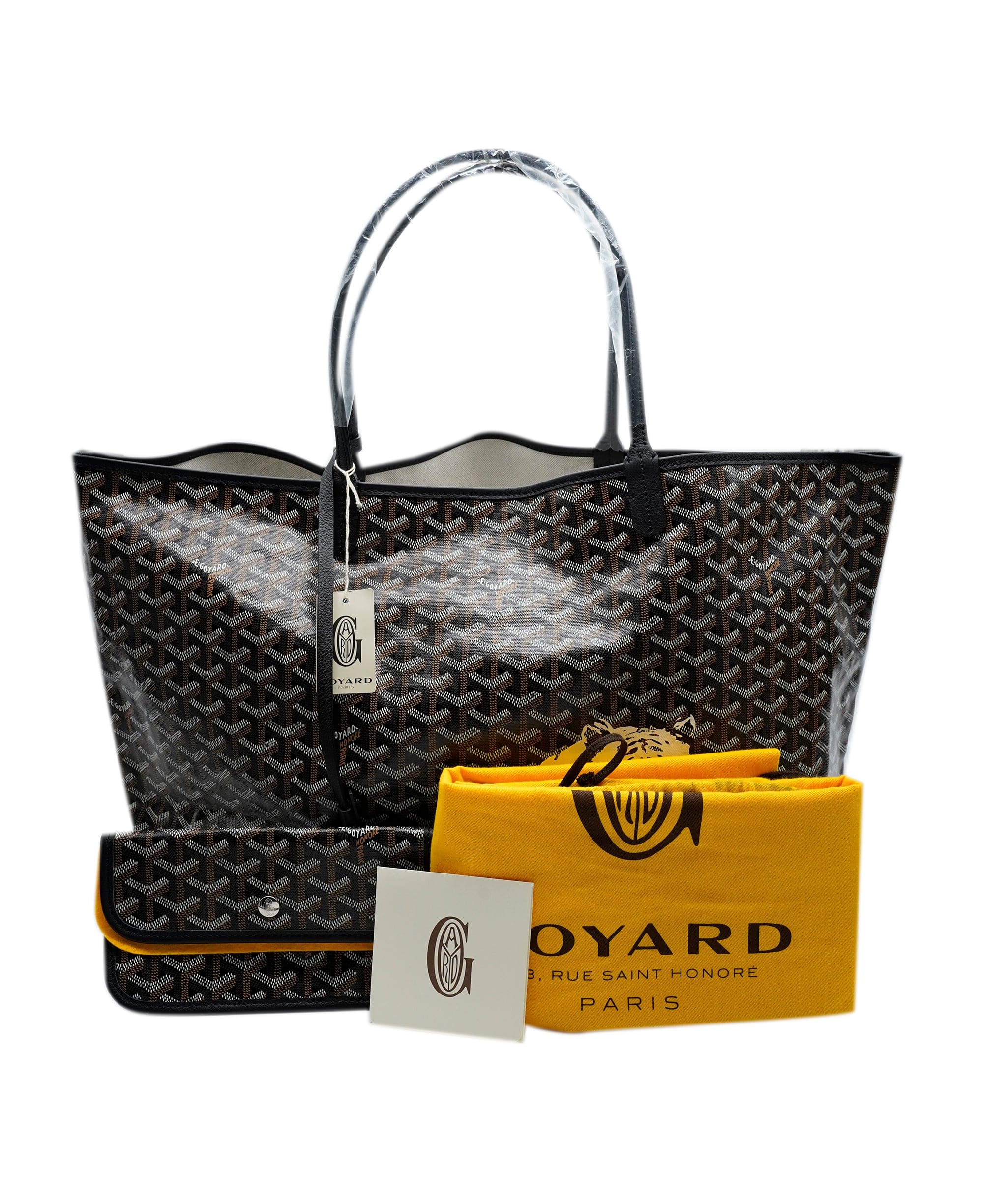 Goyard Goyard Black Goyardine St. Louis GM w Pouch  ASC3056