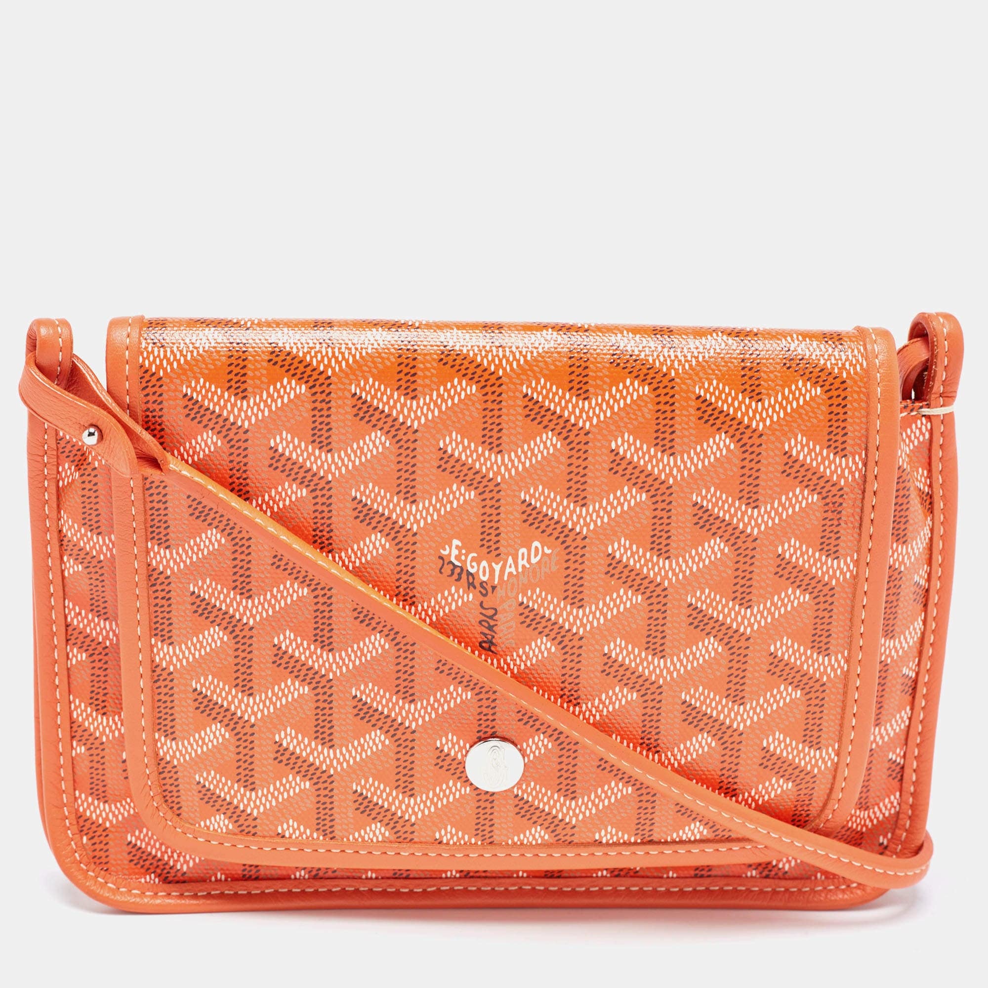 Goyard Orange Goyardine Coated Canvas Plumet Crossbody Bag ASCLC1484 ...