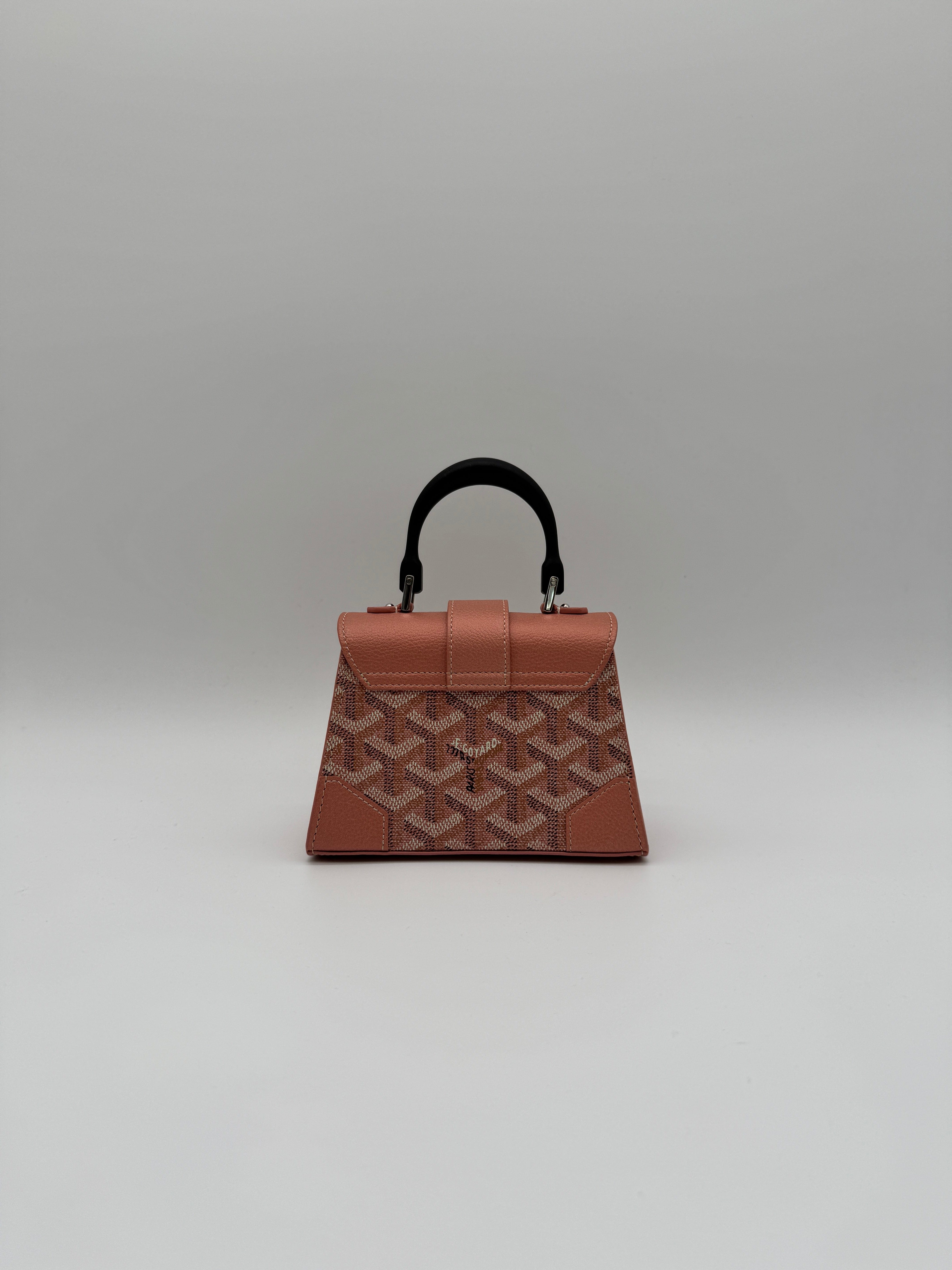 Goyard Goyard Saïgon Structuré Nano Multicoloured Pink Metallic Goyardine Palladium Hardware