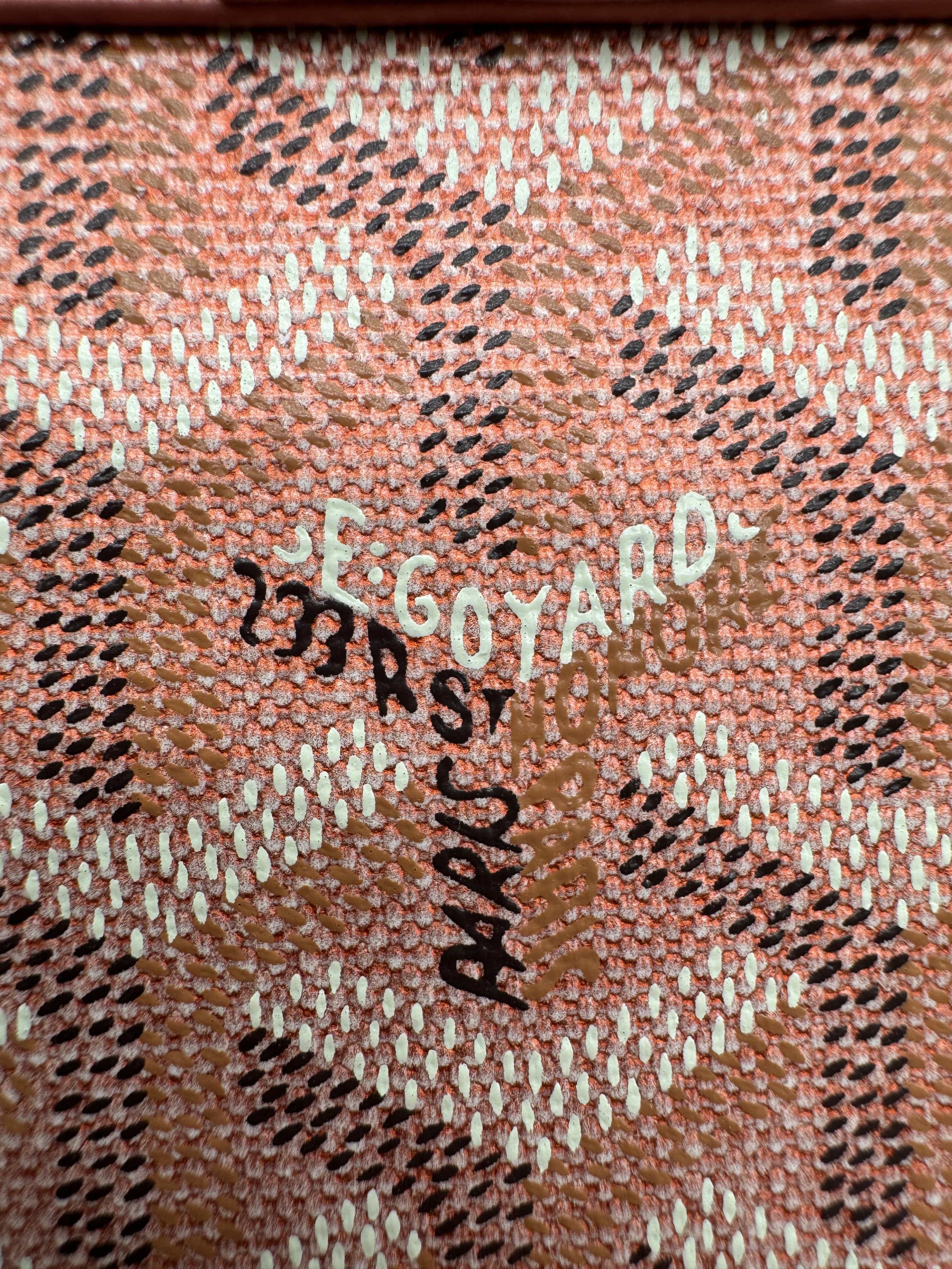 Goyard Goyard Saïgon Structuré Nano Multicoloured Pink Metallic Goyardine Palladium Hardware