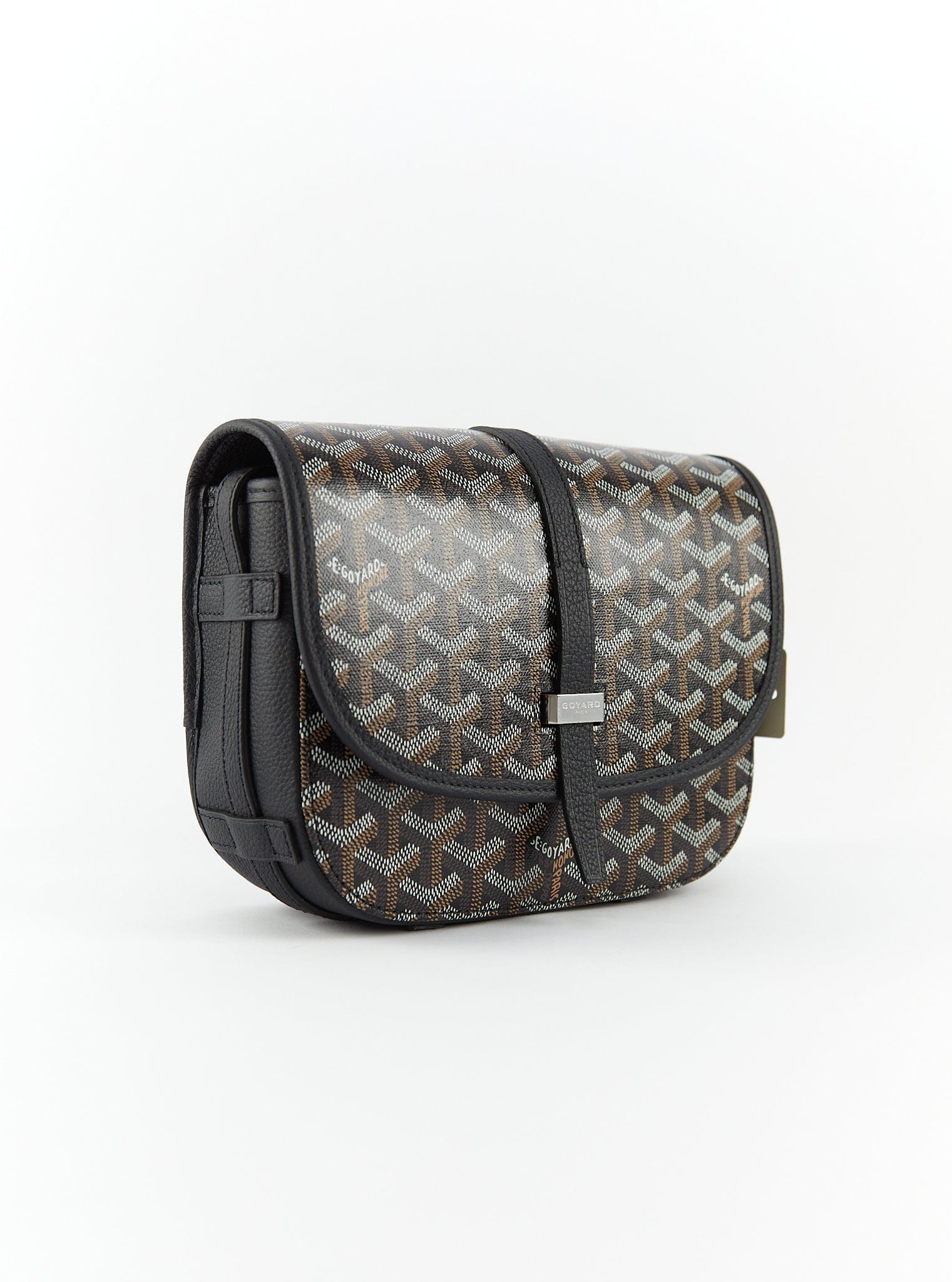 Goyard GOYARD Belvedere MM Flap Bag in Black