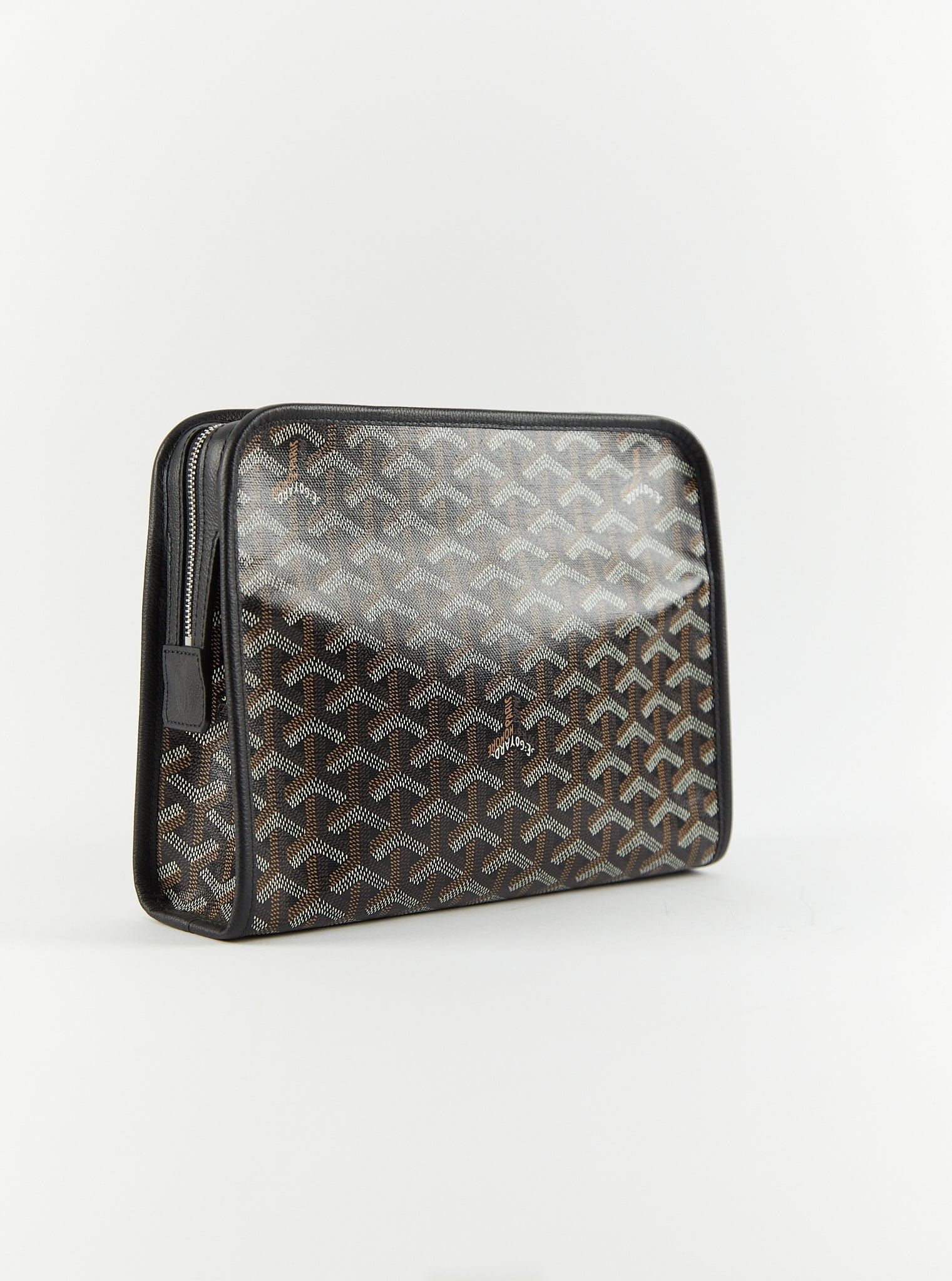 Goyard GOYARD Jouvence MM Toiletry Bag in Black & Tan