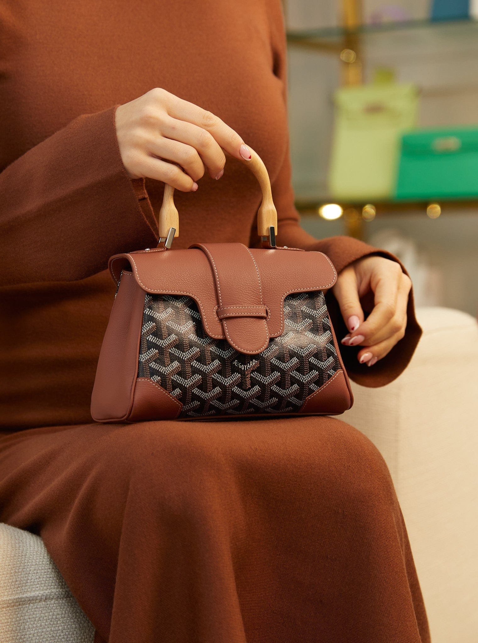 Burgundy Goyard Saigon Mini Souple Goyard Mini Saigon Structured