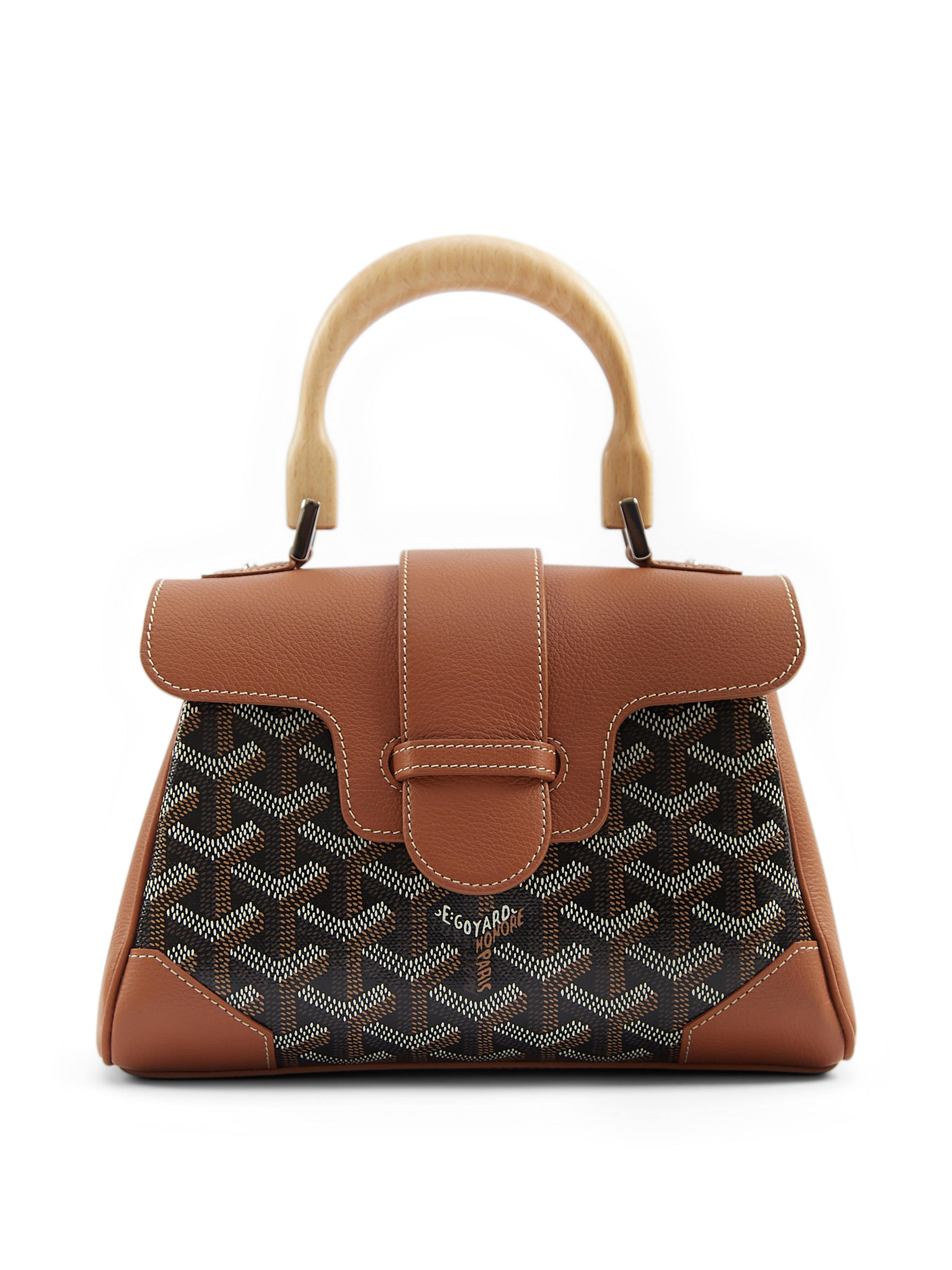 Goyard GOYARD Mini Saigon Souple Bag in Black & Tan