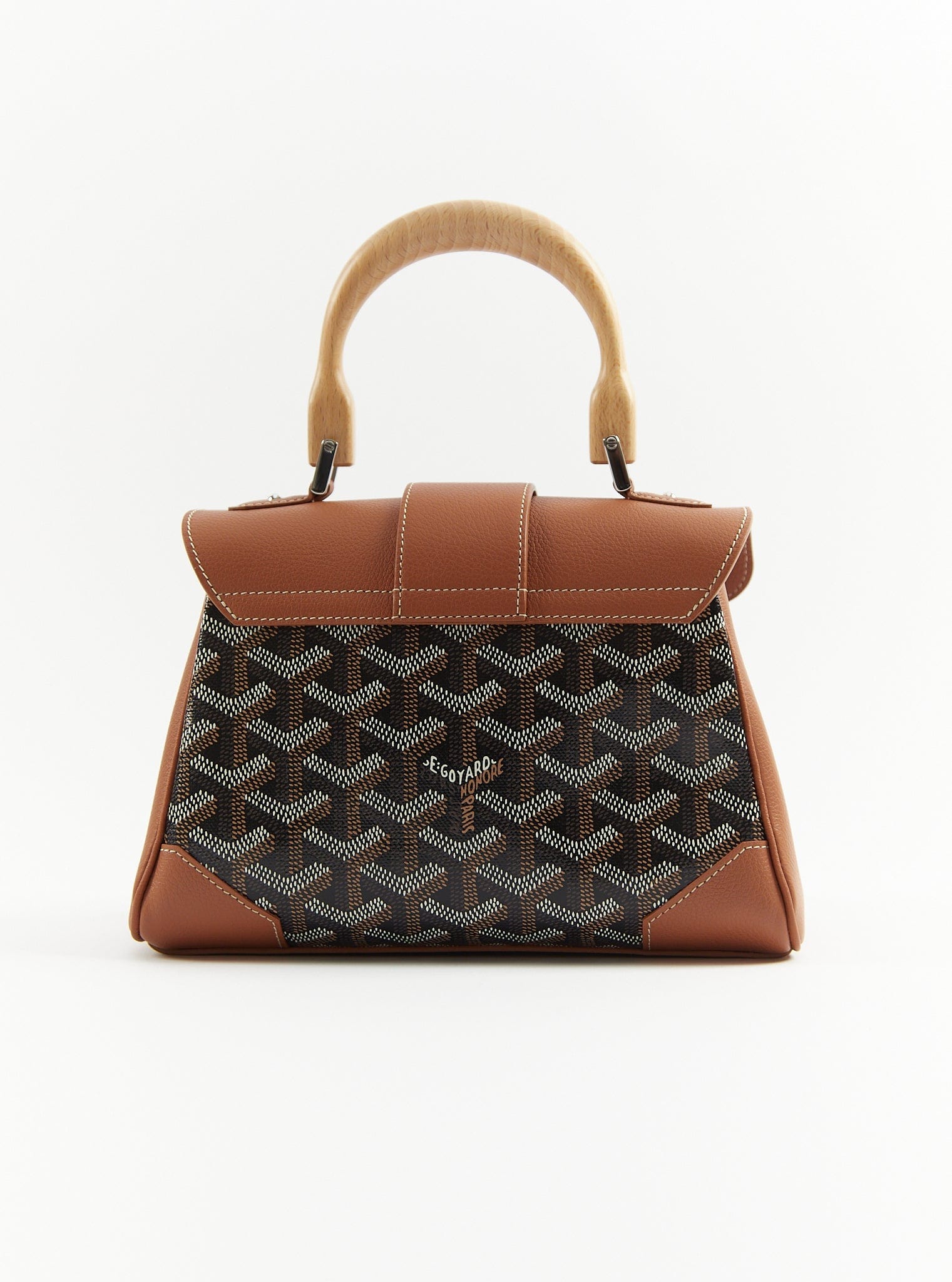 Goyard GOYARD Mini Saigon Souple Bag in Black & Tan