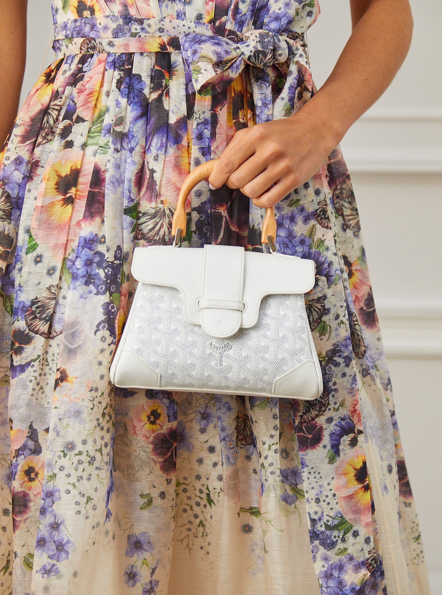 Goyard Saigon Mini Inside Goyard Saïgon Structuré Mini Bag