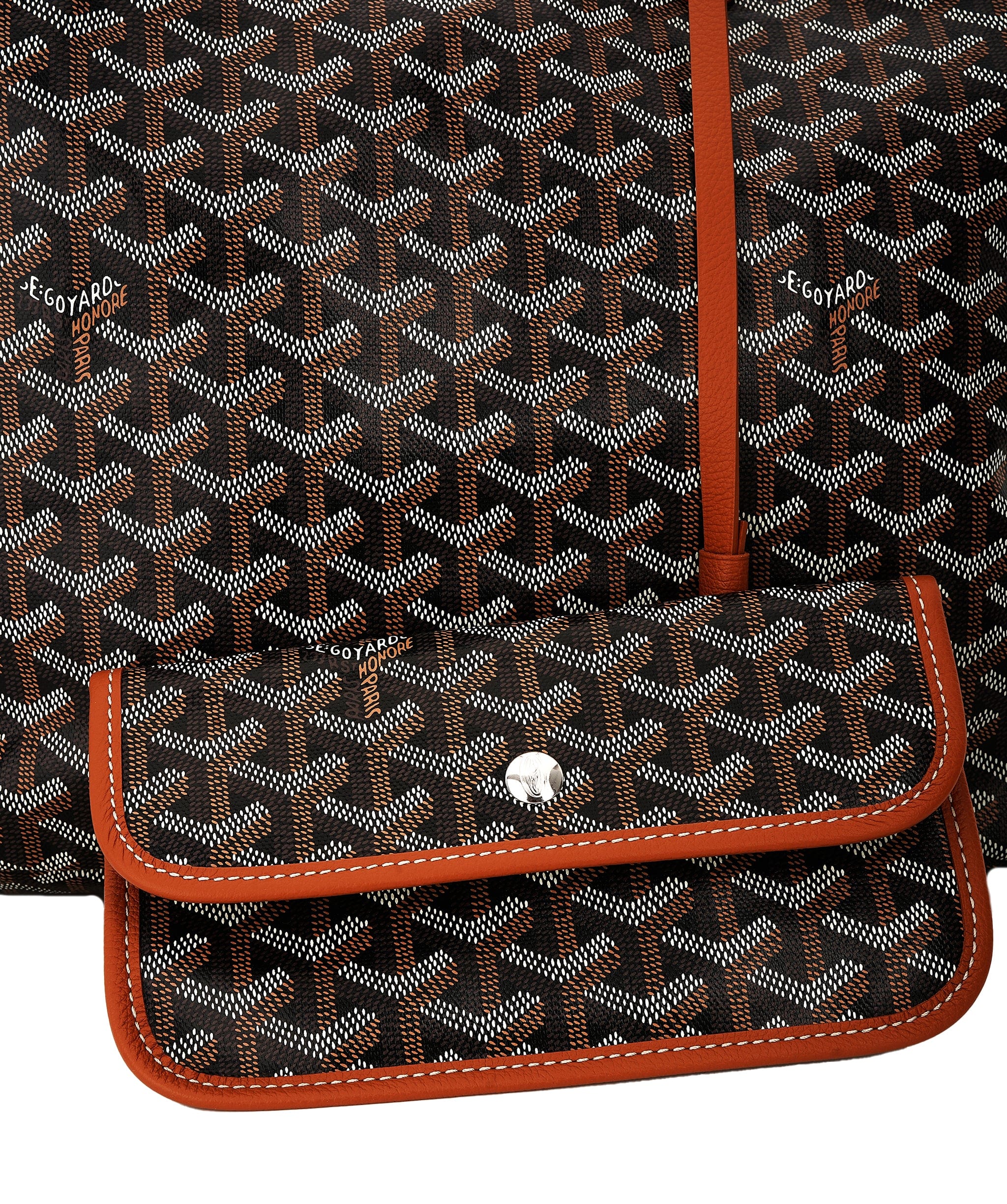 Goyard GOYARD Saint Louis PM Bag in Black & Tan