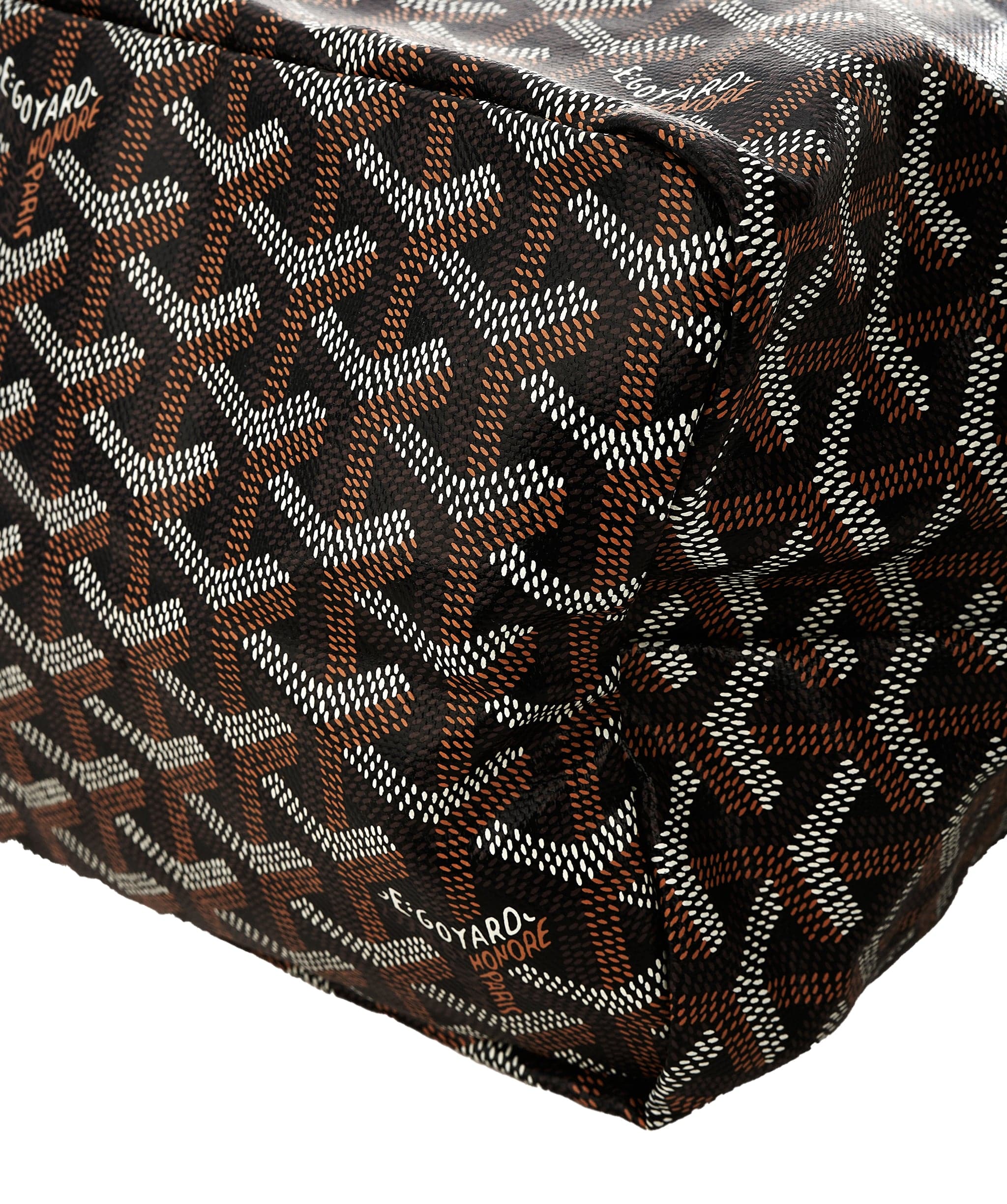 Goyard GOYARD Saint Louis PM Bag in Black & Tan