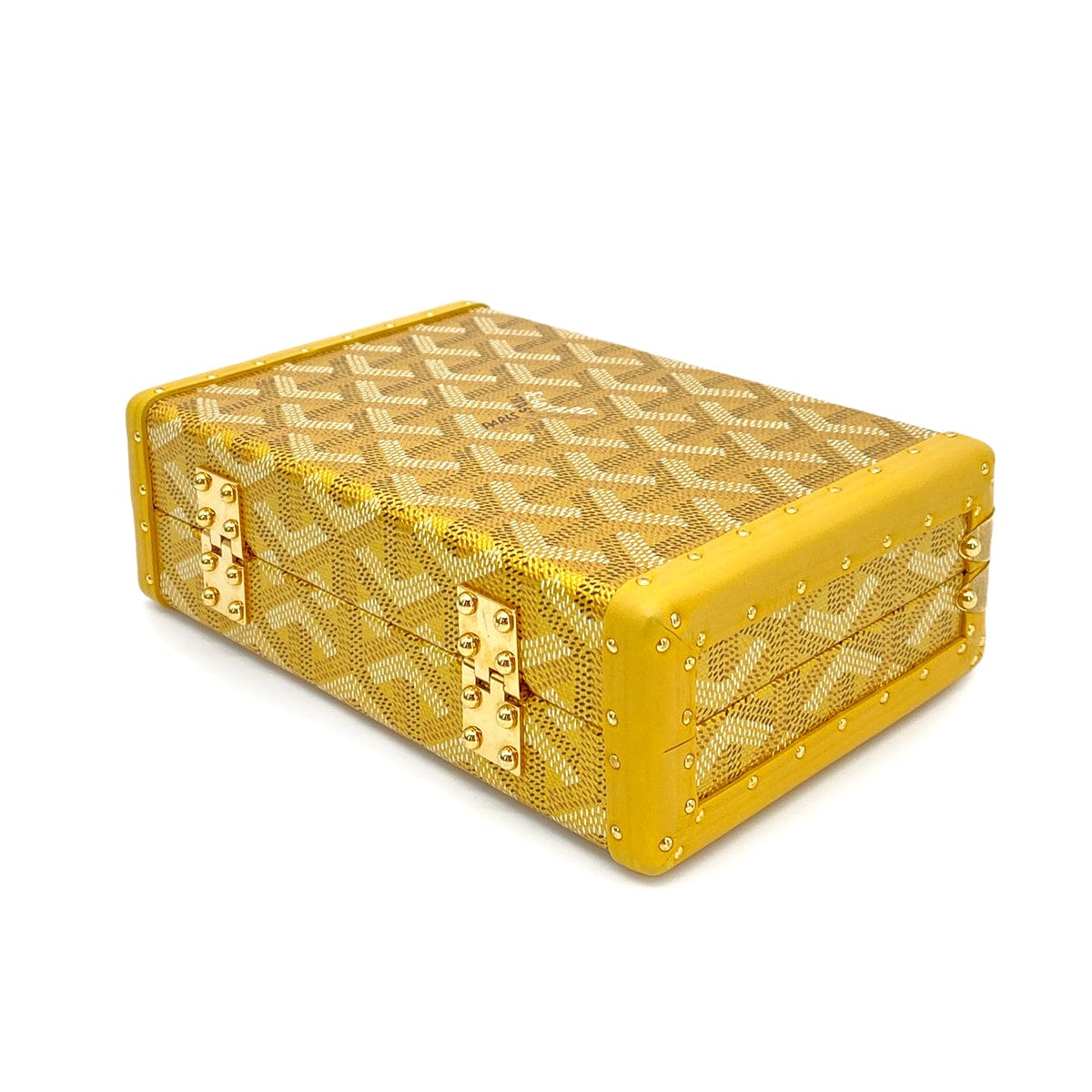 GOYARD GOYARD MINAUDDIERE TRUNKSHOULDER BAG PVC LEATHER GOLD 90259732