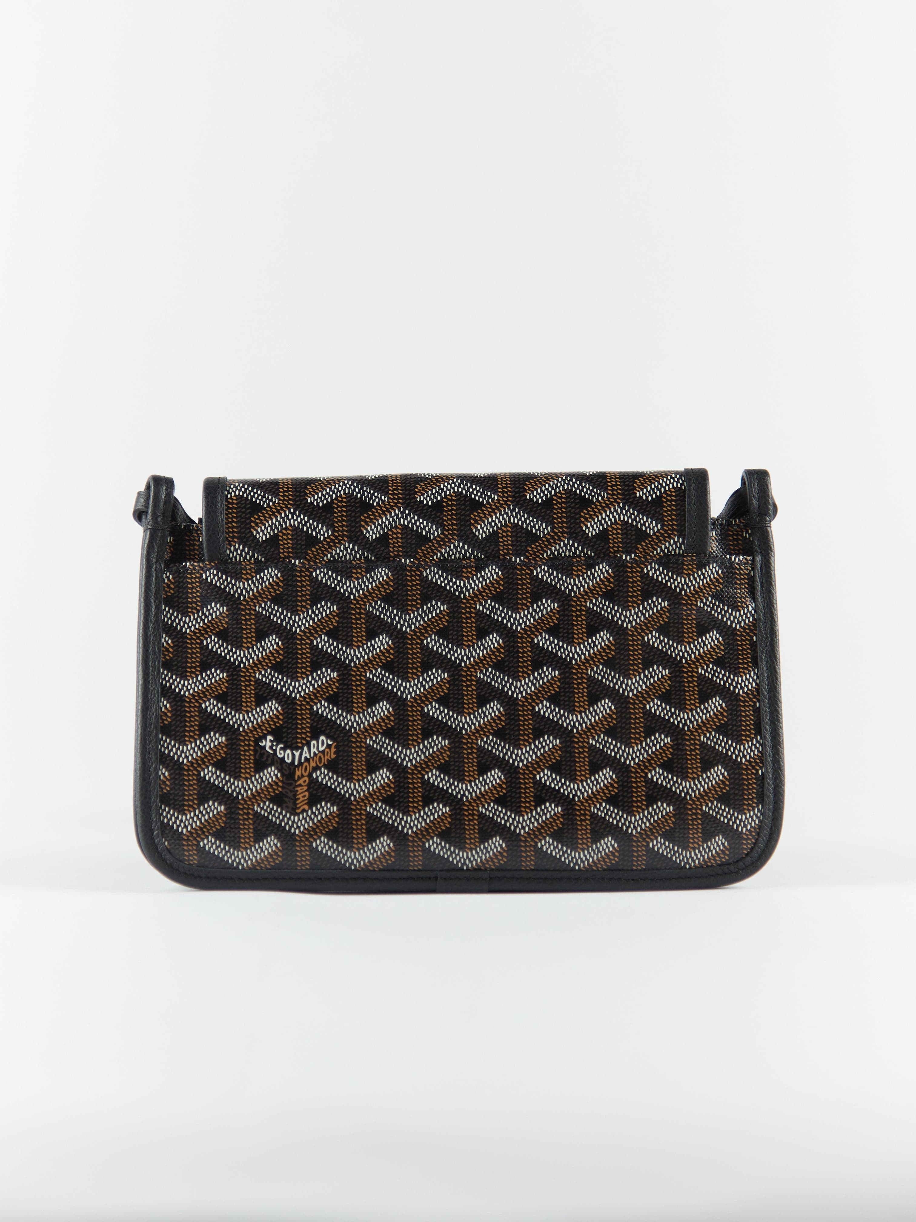 Goyard GOYARD Plumet Wallet Crossbody Bag in Black