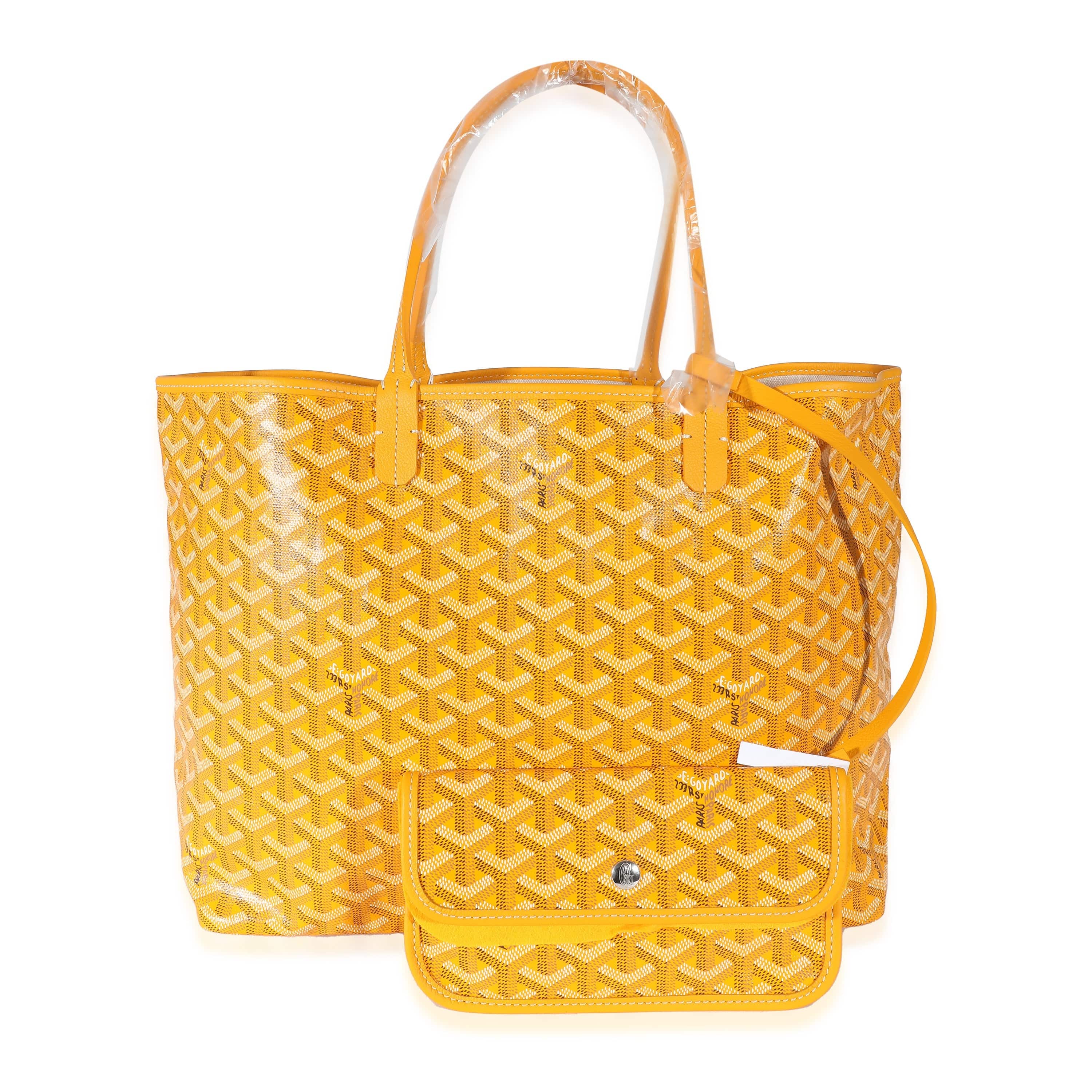 Goyard Goyard Yellow Goyardine Canvas Saint Louis PM