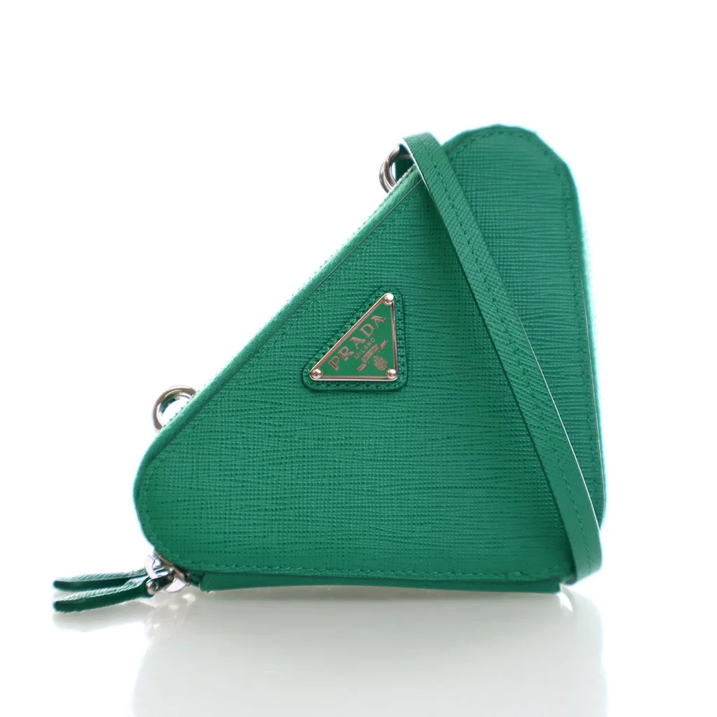 Prada Mini Saffiano Triangle Bag