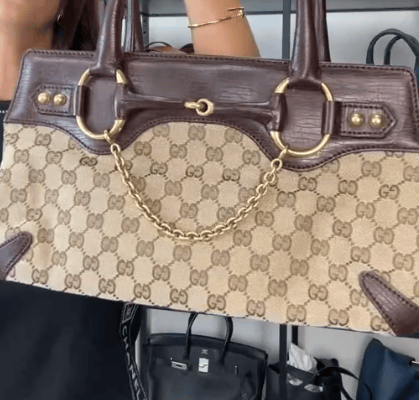 Gucci G26031398 Gucci Princey Horsebi GG Canvas