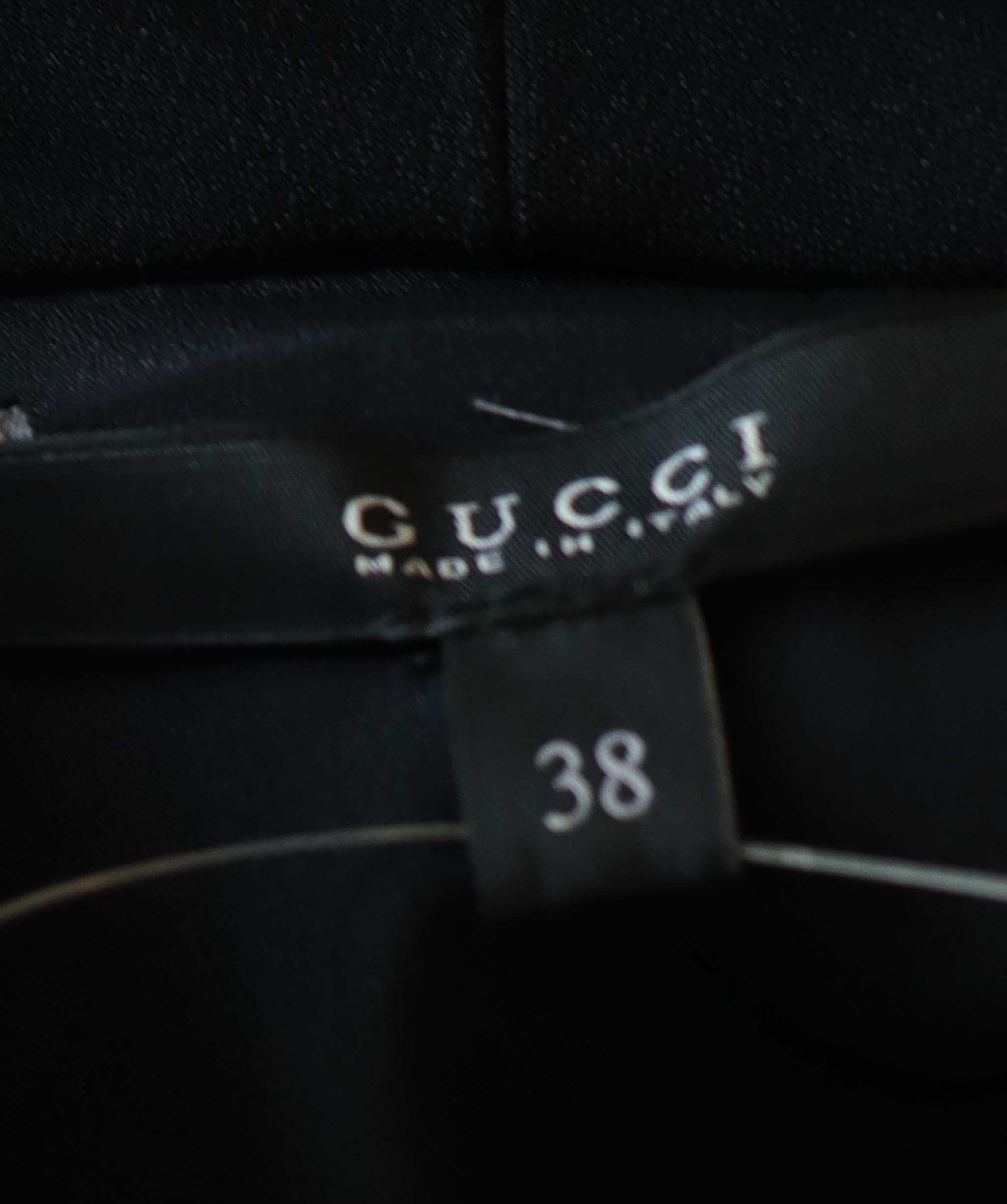 Gucci Gucci 2012 Black Benitier Collar Dress AGC2921