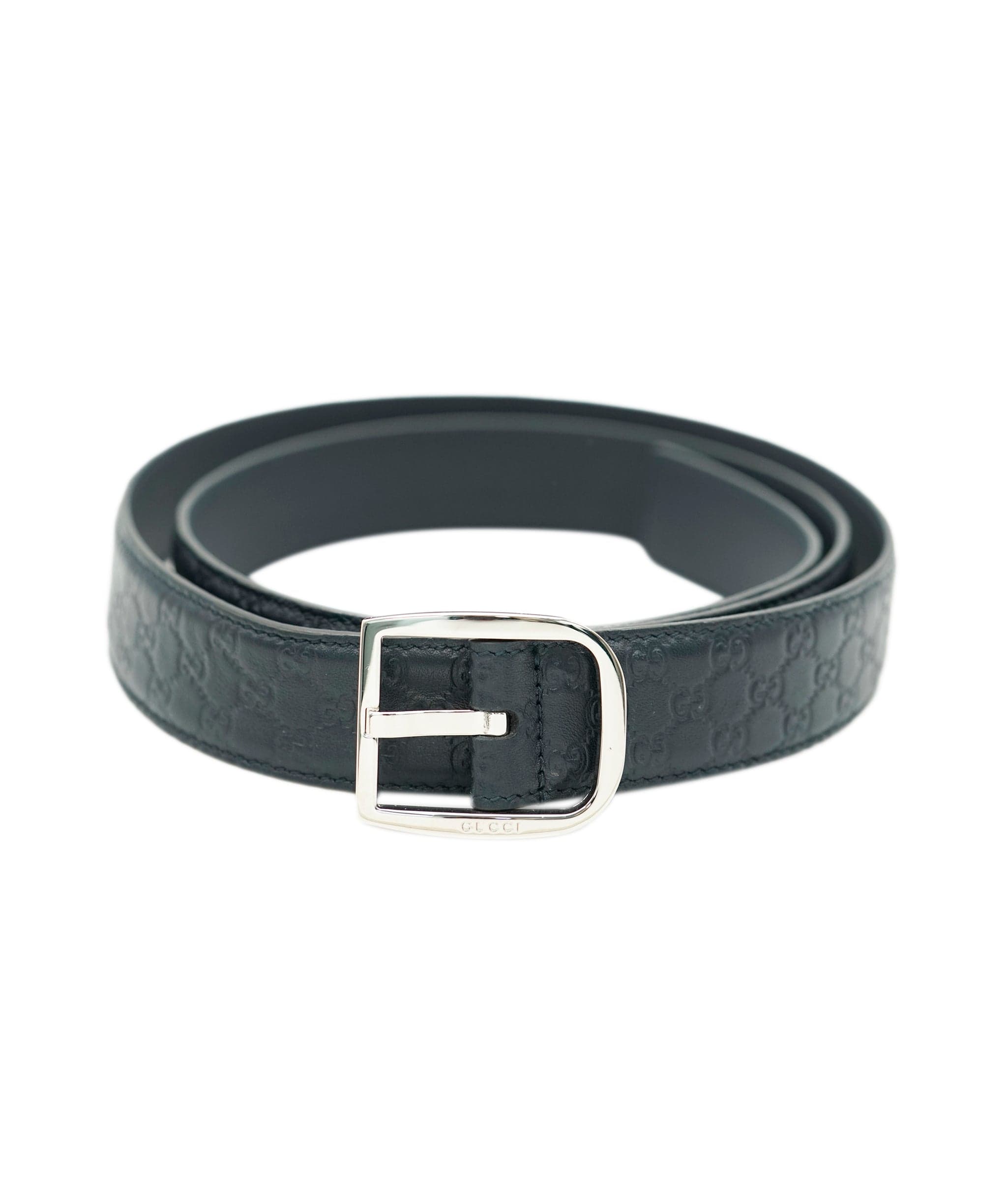 Gucci Gucci Black GG belt 100cm  ALL0777