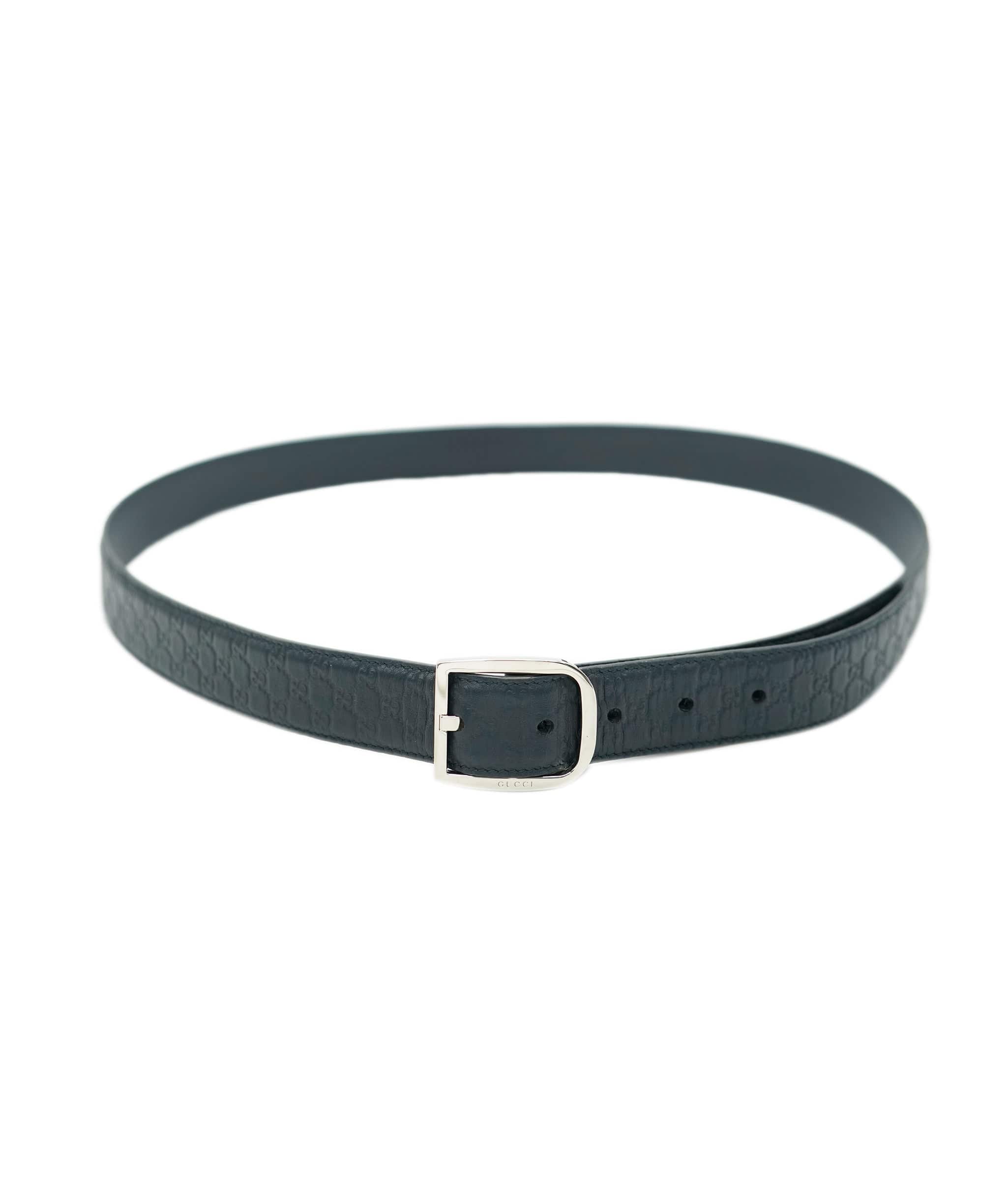 Gucci Gucci Black GG belt 100cm  ALL0777