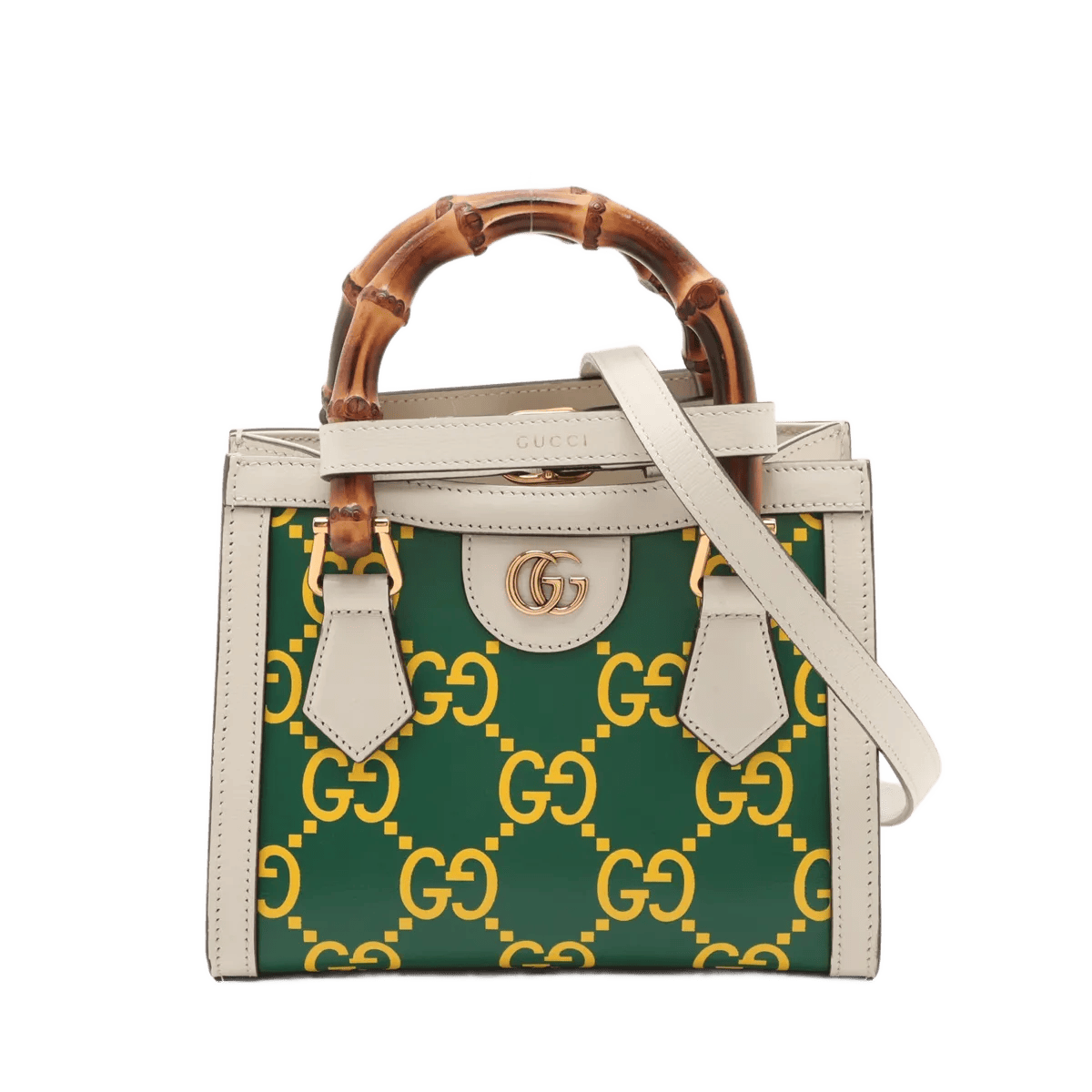 Gucci Gucci Diana NM Bamboo Handle Tote GG Printed Leather Mini

 btxh0iskn1f