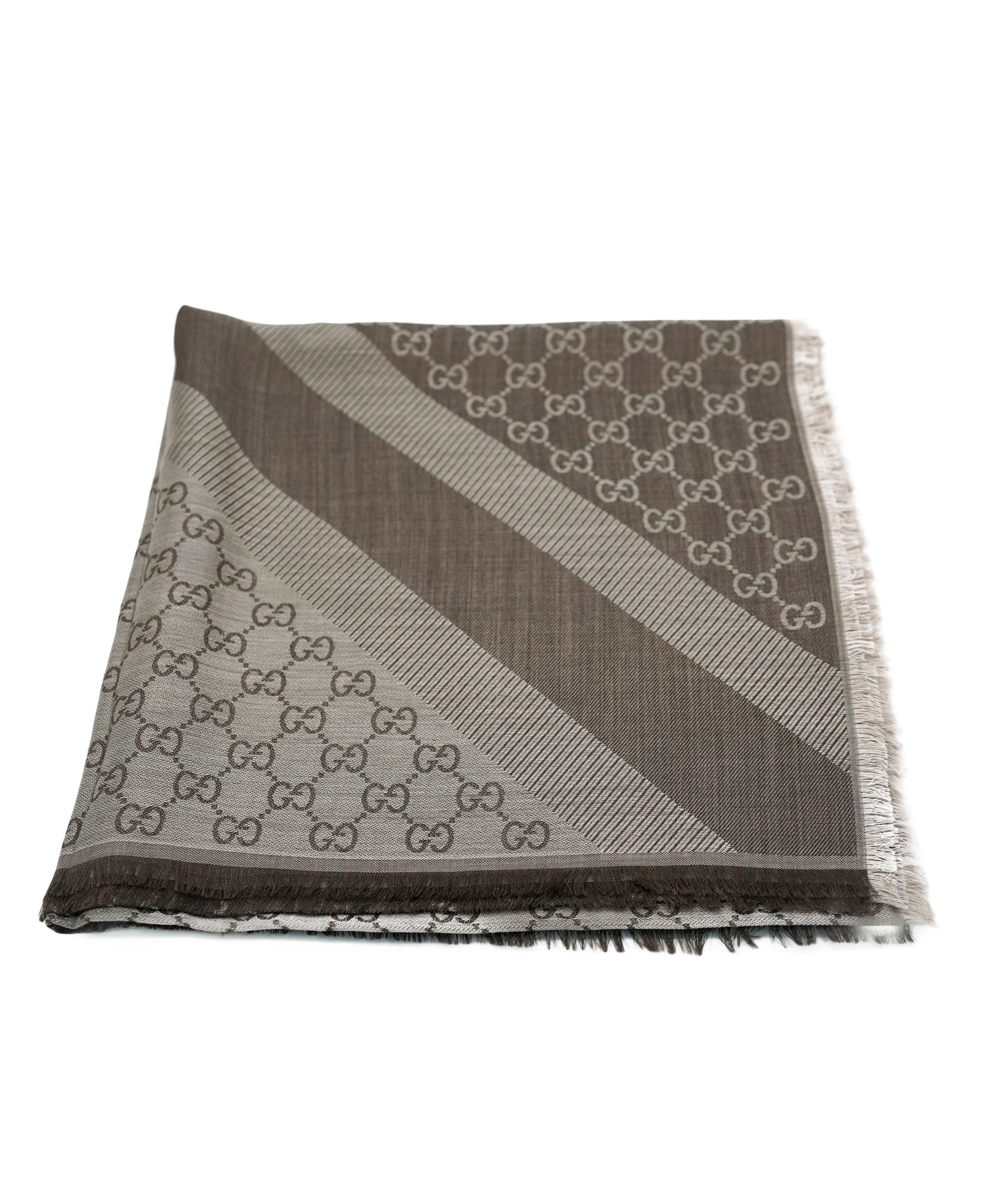 Gucci Gucci Espresso Brown 140 x 140 Scarf AVL1502