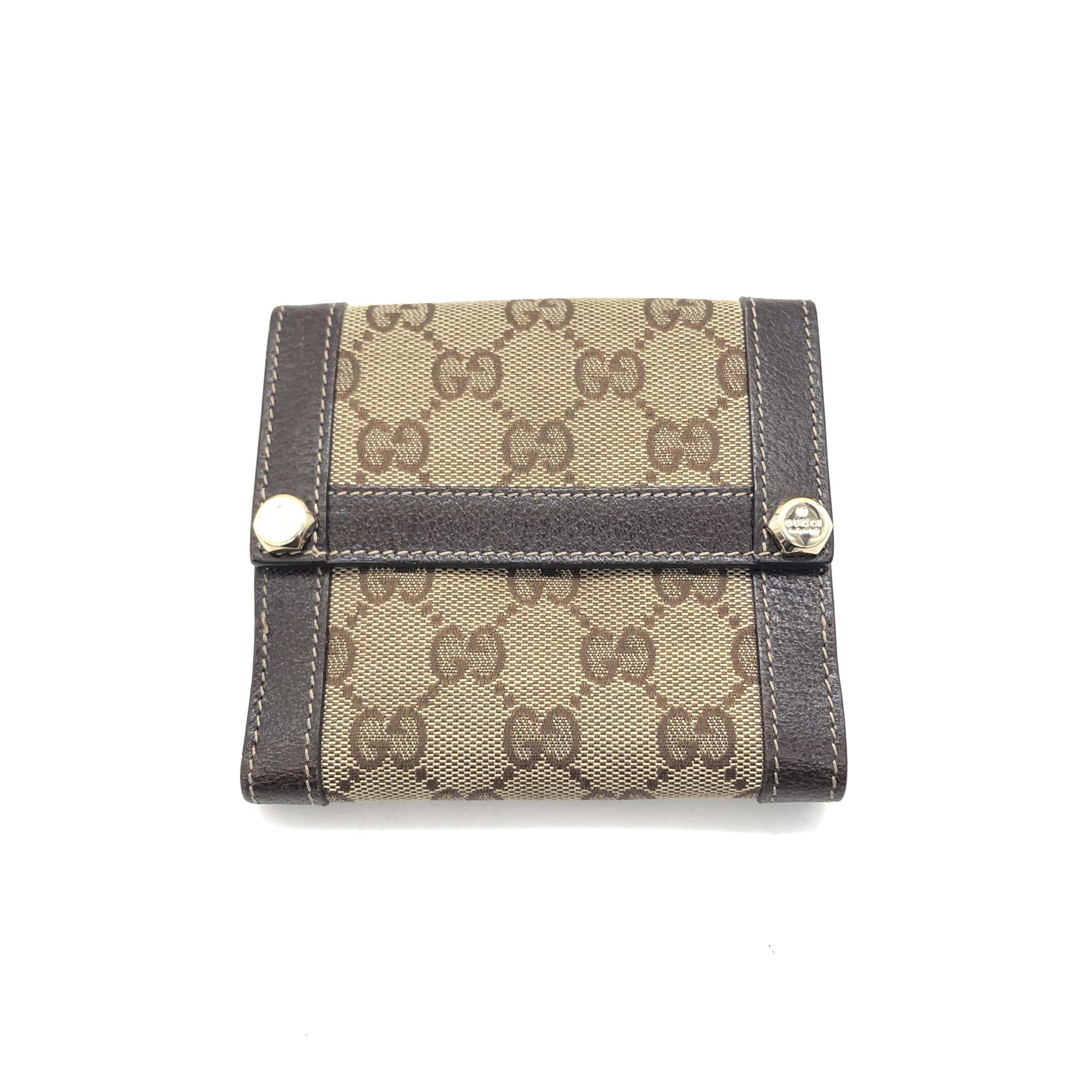 Gucci Gucci GG Canvas Compact Wallet C334797