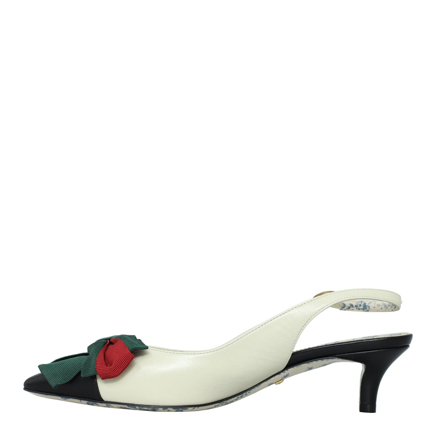 Gucci Gucci Malaga Kid Web Bow Jane Low Heel Sling