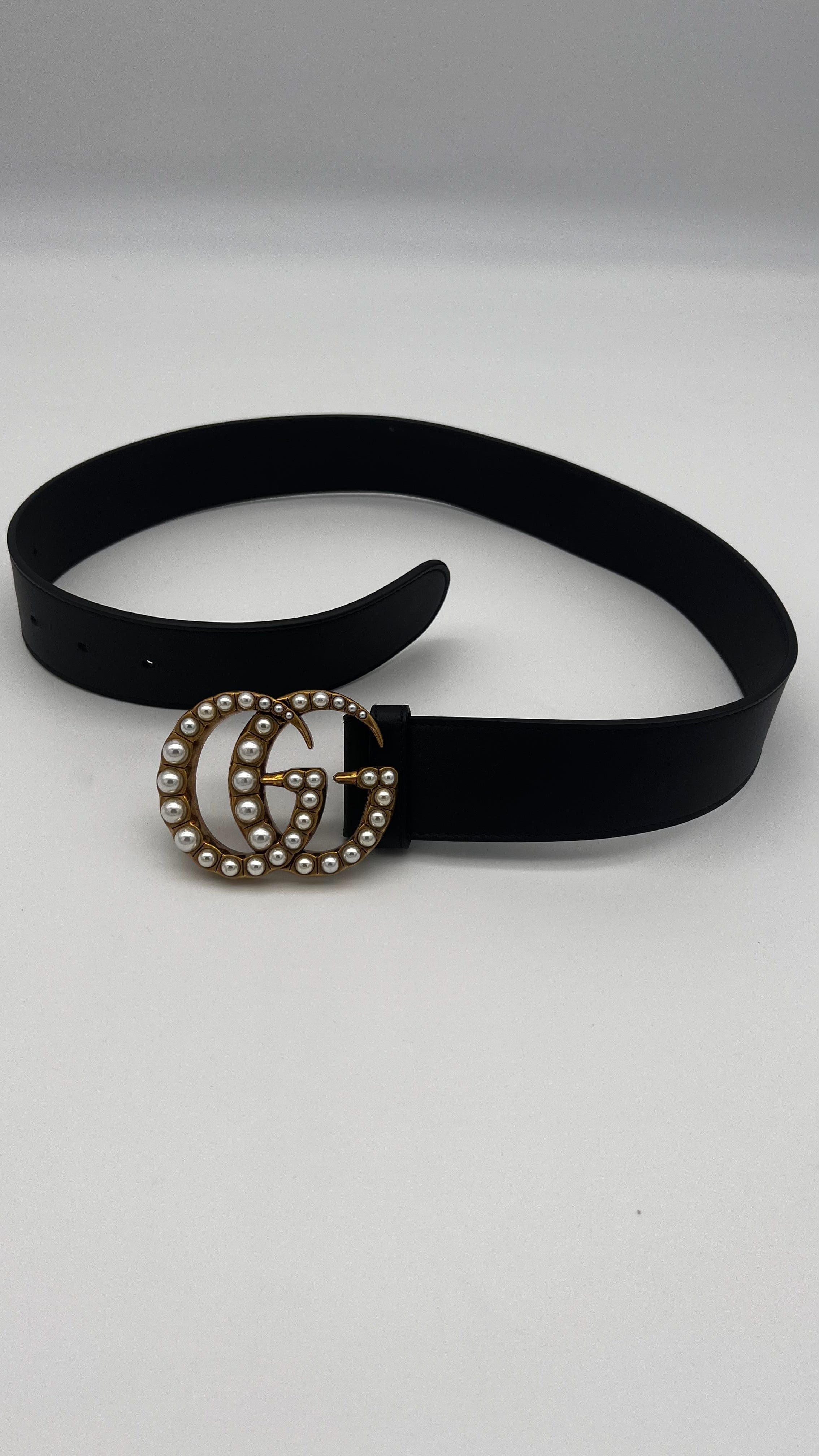 Gucci Black Gucci Belt  AVL1158