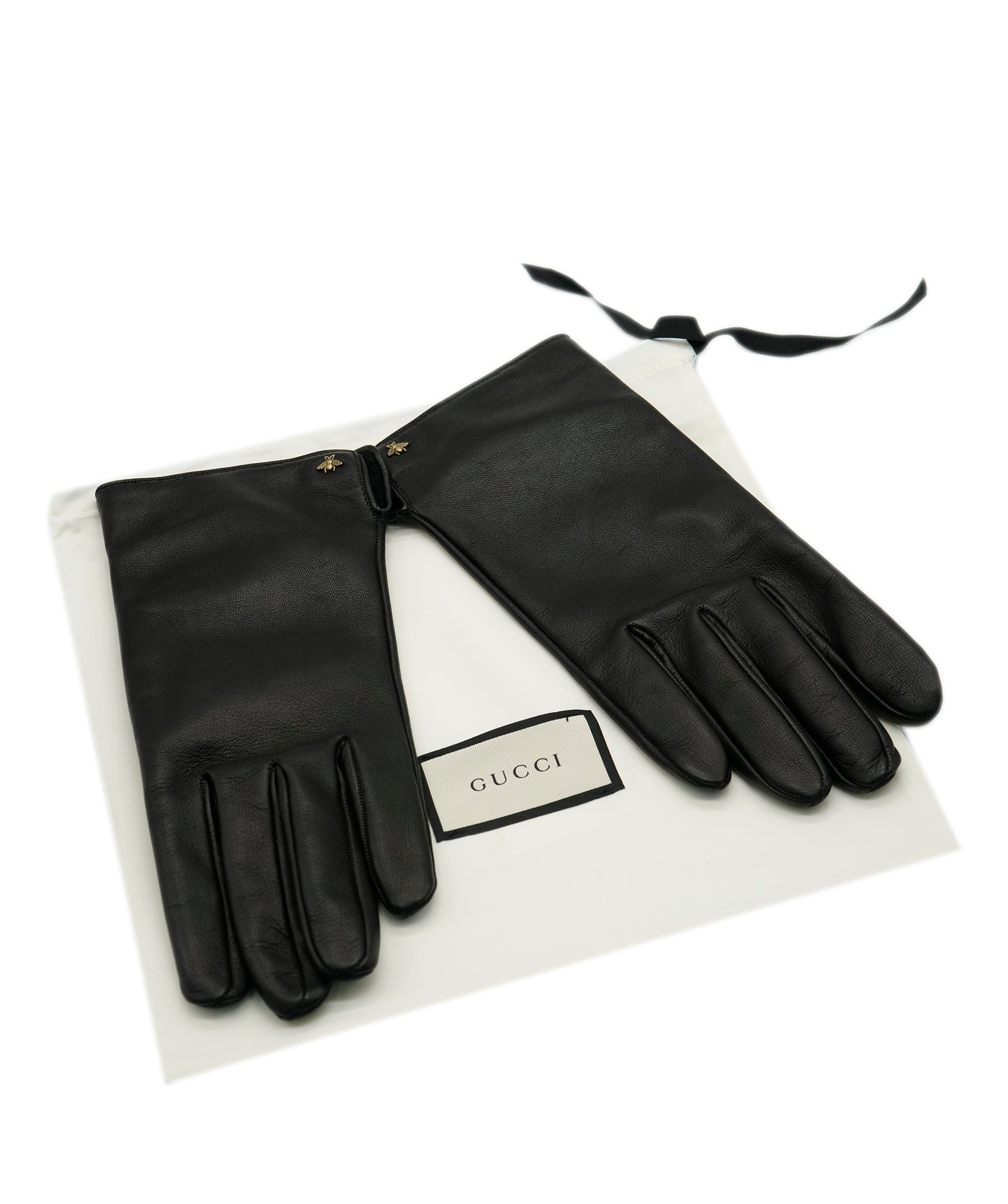 Gucci Gucci Bee leather gloves size 9+  AVL1433