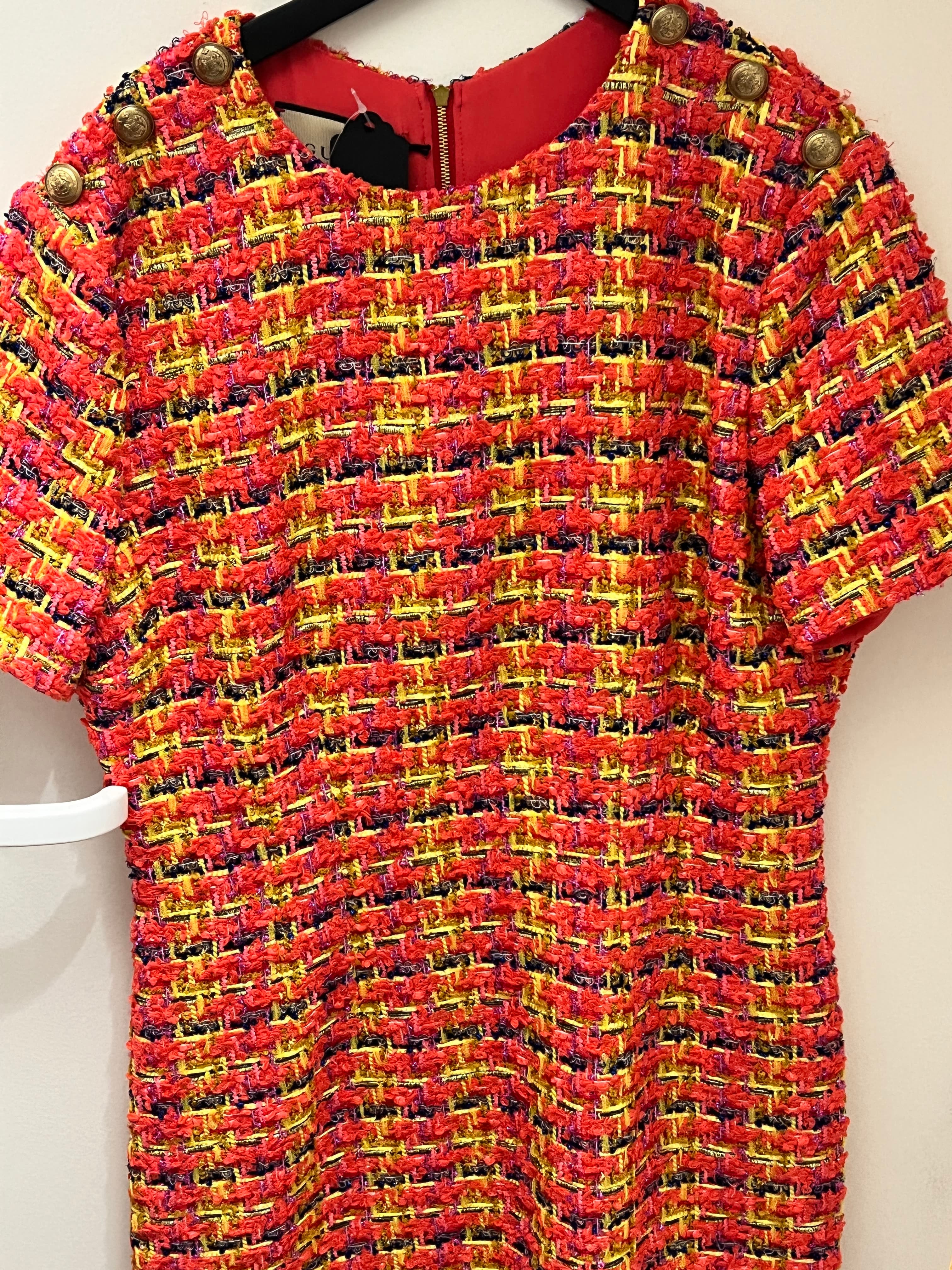 Gucci Multicolor Gucci Tweed dress AKC1273