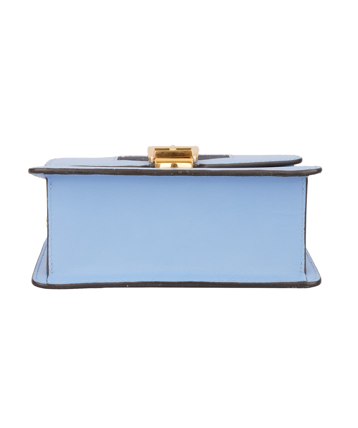 Gucci Gucci Blue Leather Vintage Web Sylvie Chain Shoulder Bag C351458
