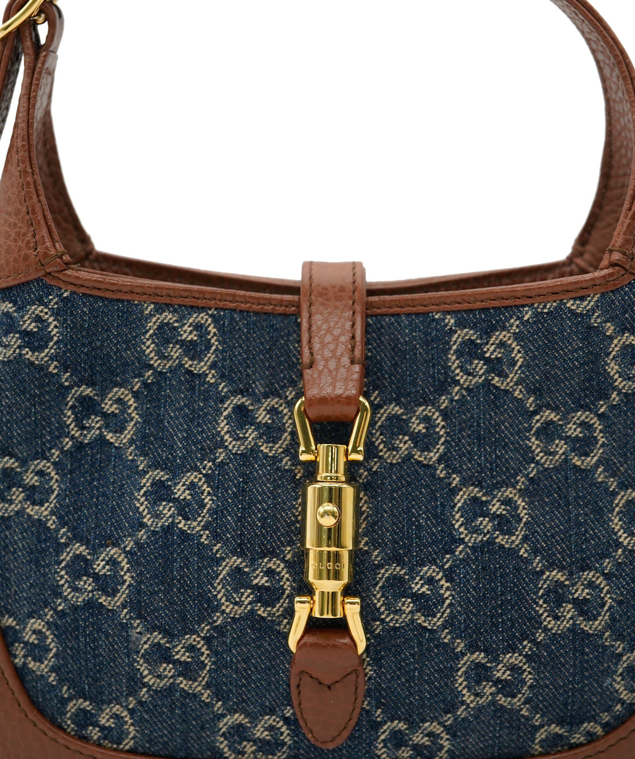 Gucci Gucci Denim GG Canvas Top Handle Bag  ALC2644