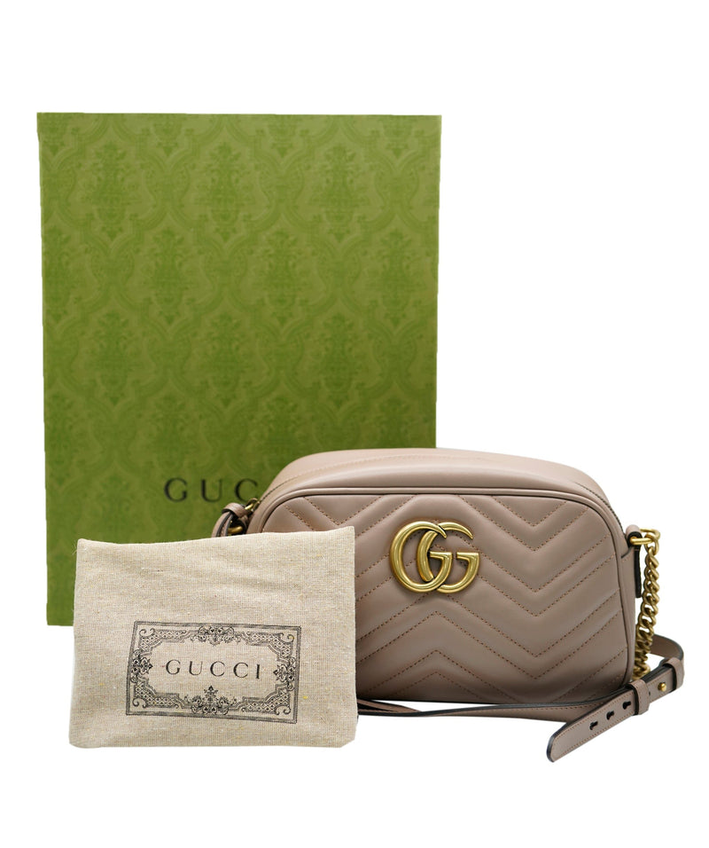 Gucci Soho 308364 Red Camera Gold Chain GG Logo Leather Shoulder Bag I– Bag  Lady Shop