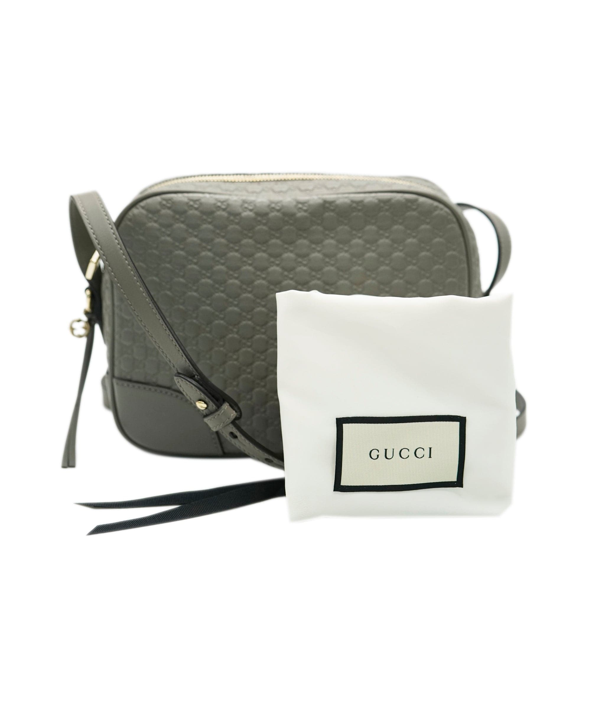 Gucci Gucci Grey leather camera guccissima bag  AVC2099