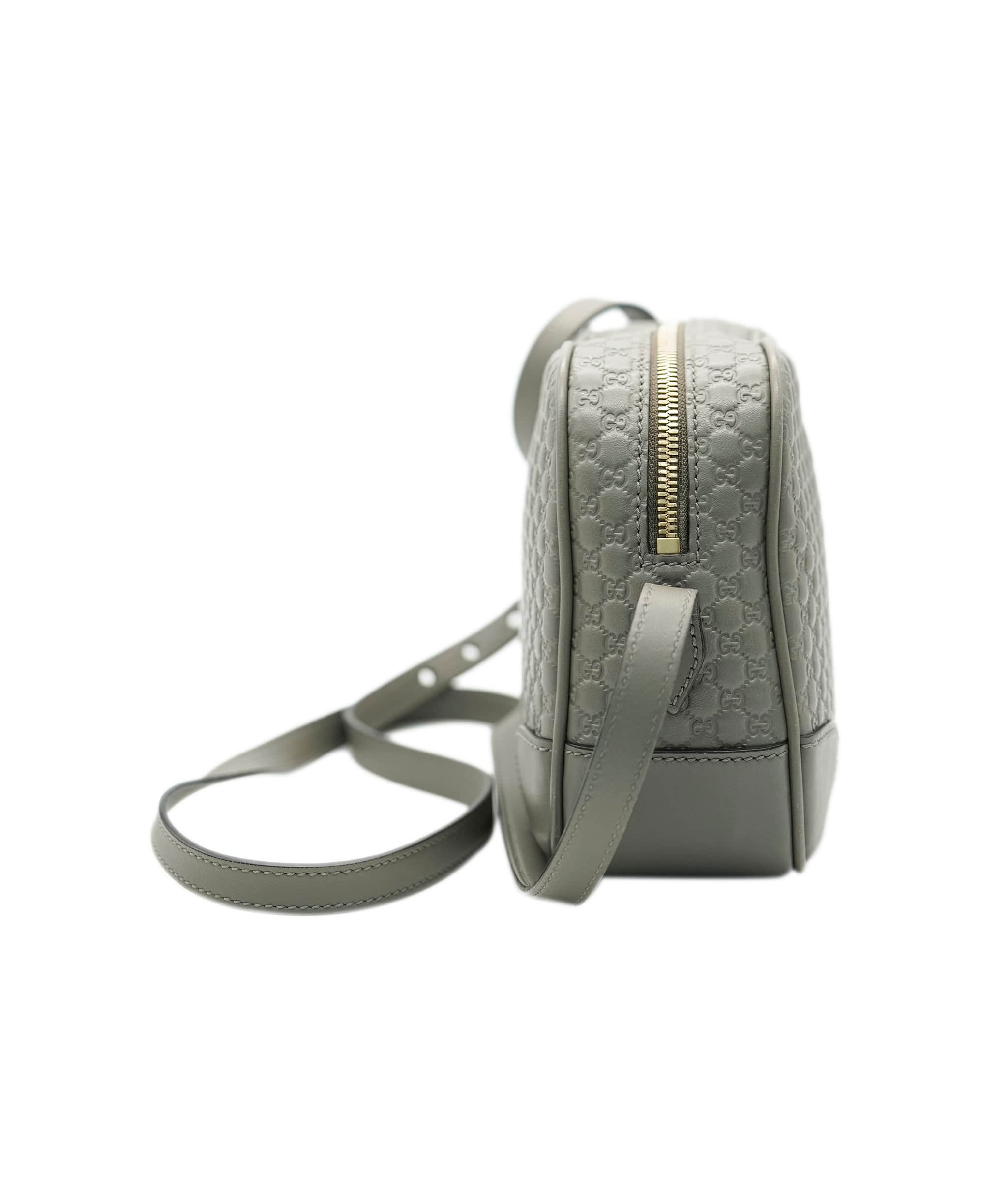 Gucci Gucci Grey leather camera guccissima bag  AVC2099