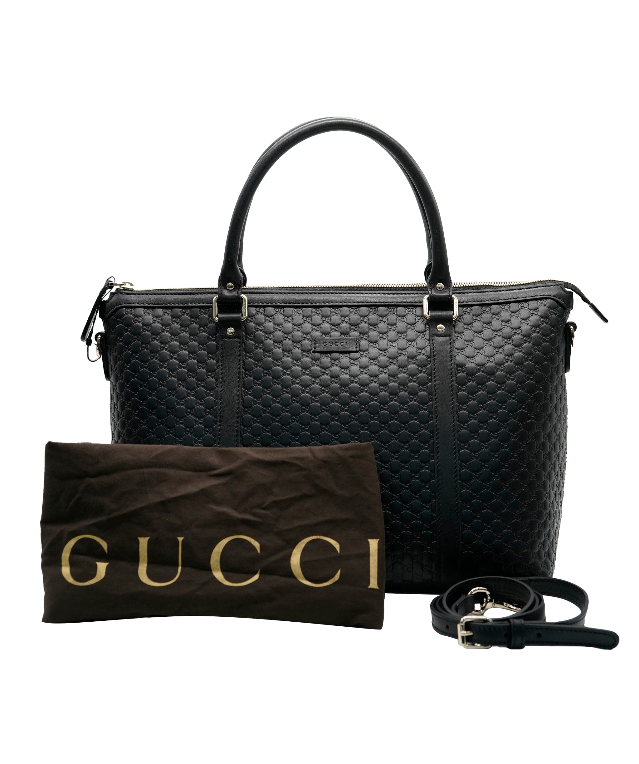 Gucci Gucci Gussima Black Bag GG  ALC1010