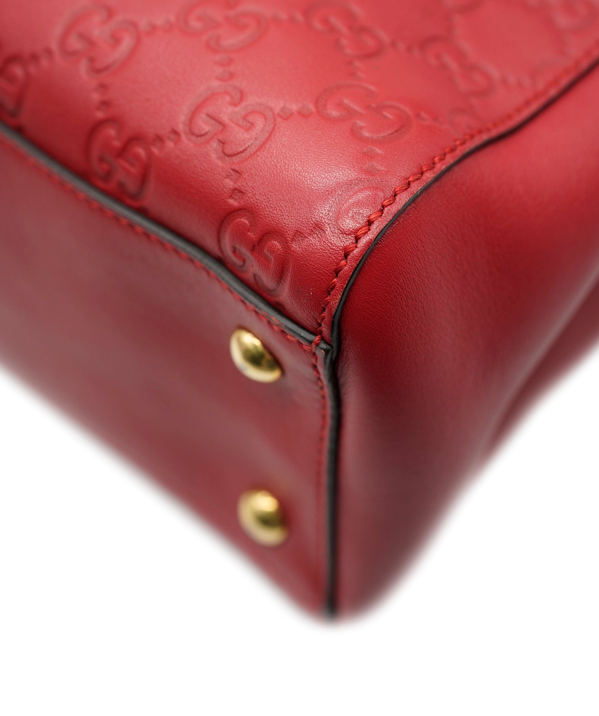 Gucci Gucci Gussima Red Shoulder Bag ALC0941