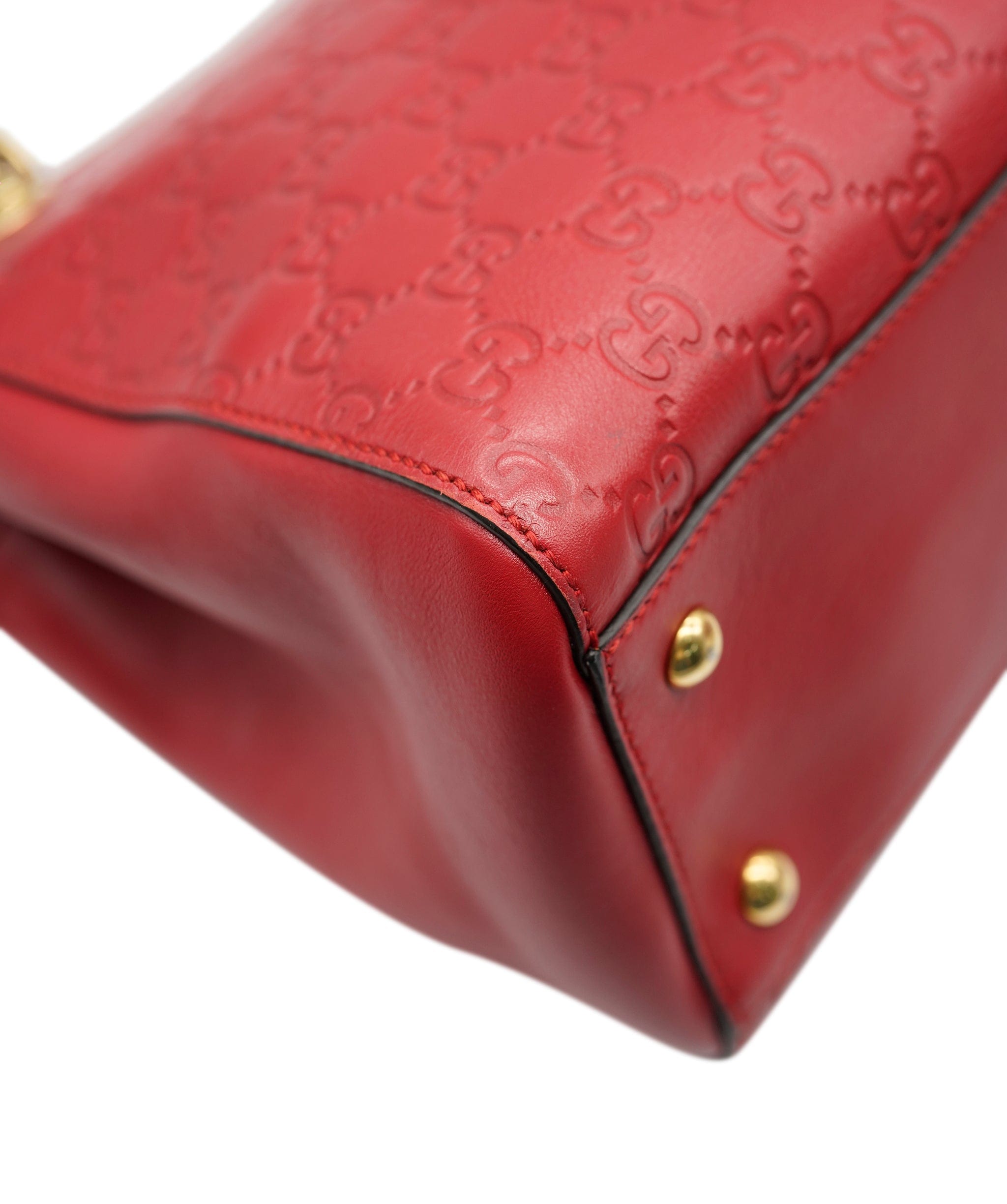 Gucci Gucci Gussima Red Shoulder Bag ALC0941
