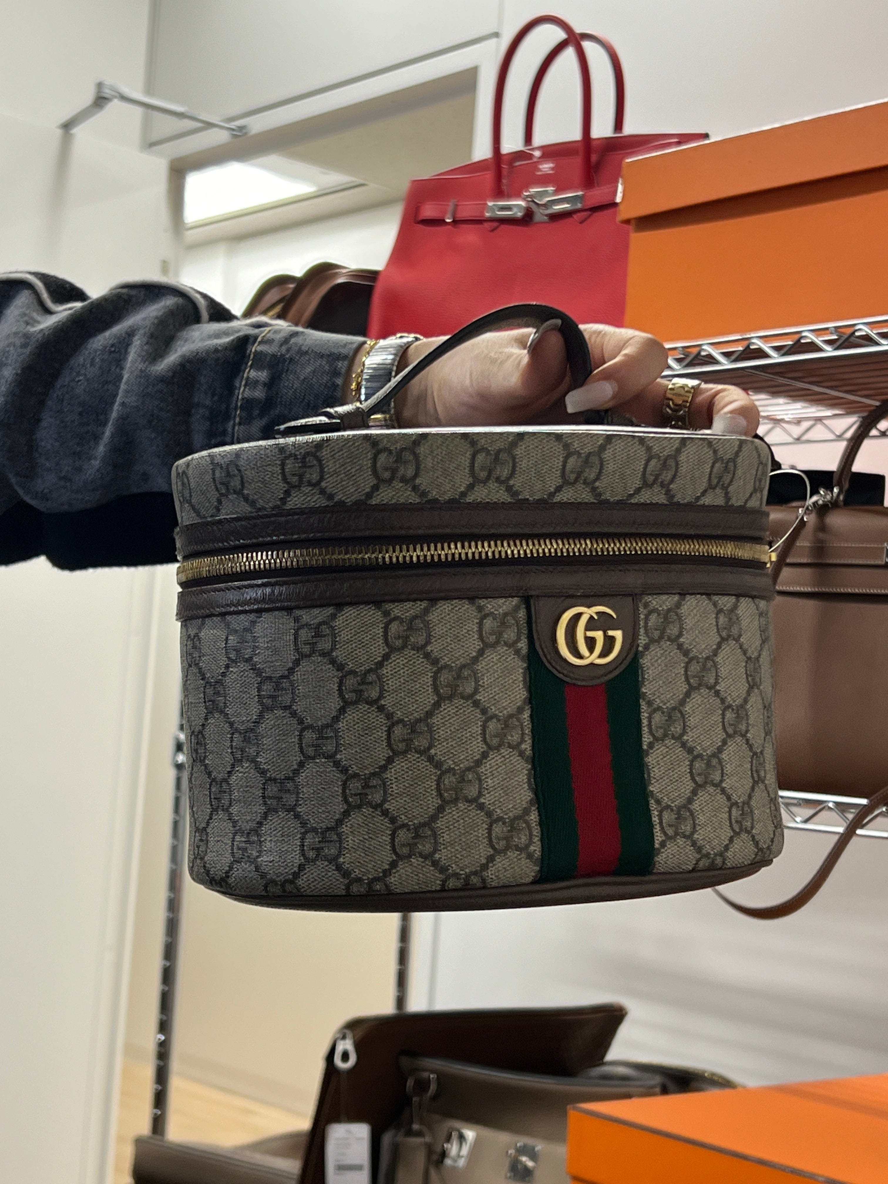 Gucci Gucci Ophidia GG Supreme Vanity Bag 611001 AVCSC1602
