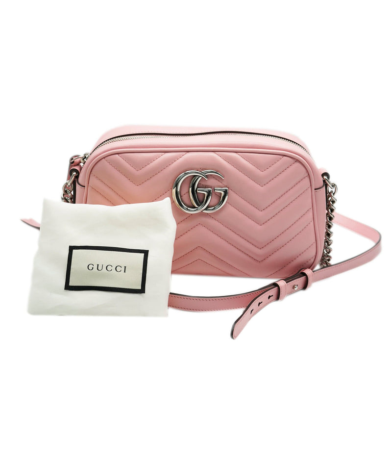 Pink gucci camera online bag