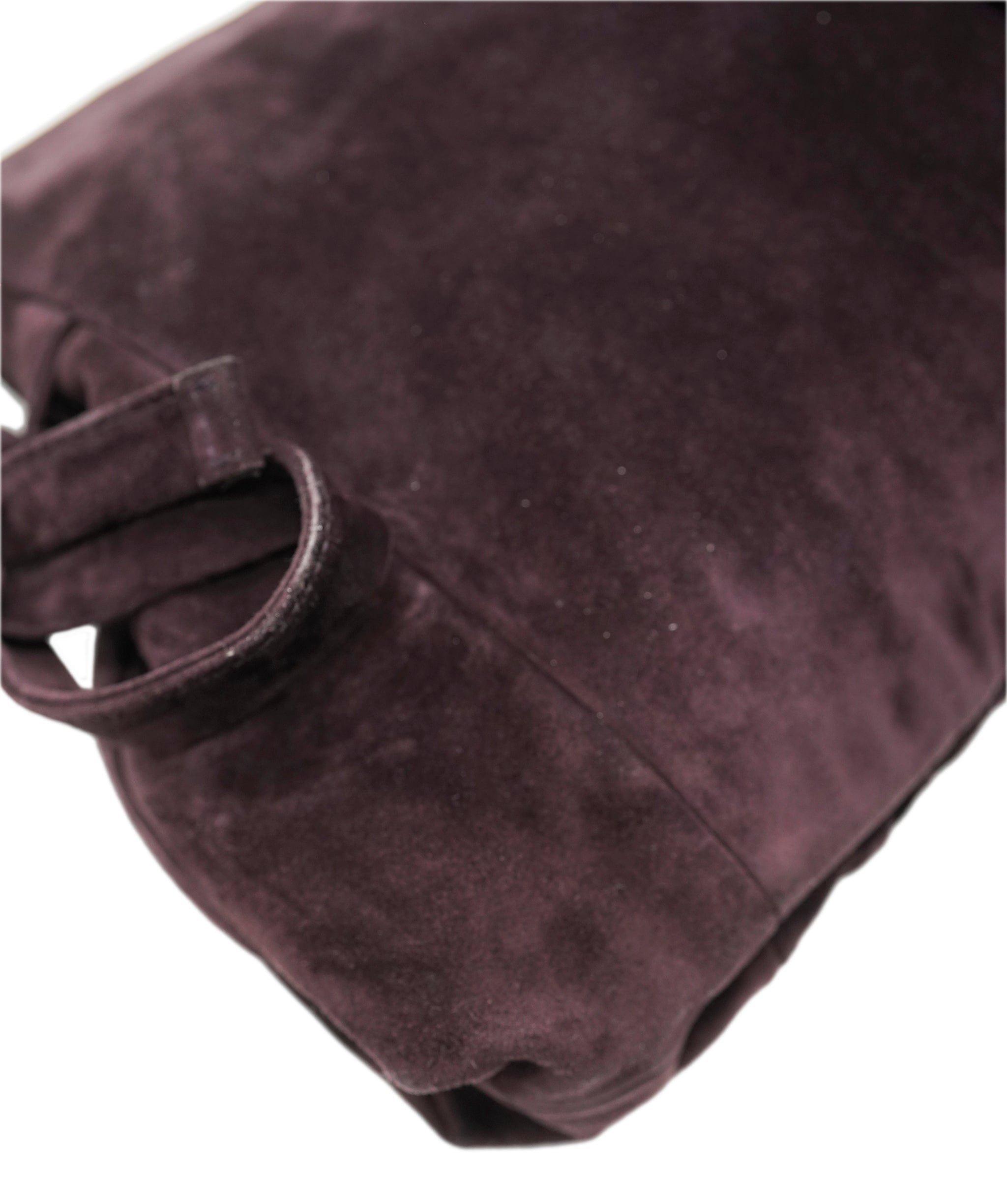 Gucci Gucci (Tom Ford Era) Large Grape Suede Hysteria Clutch ALC2455