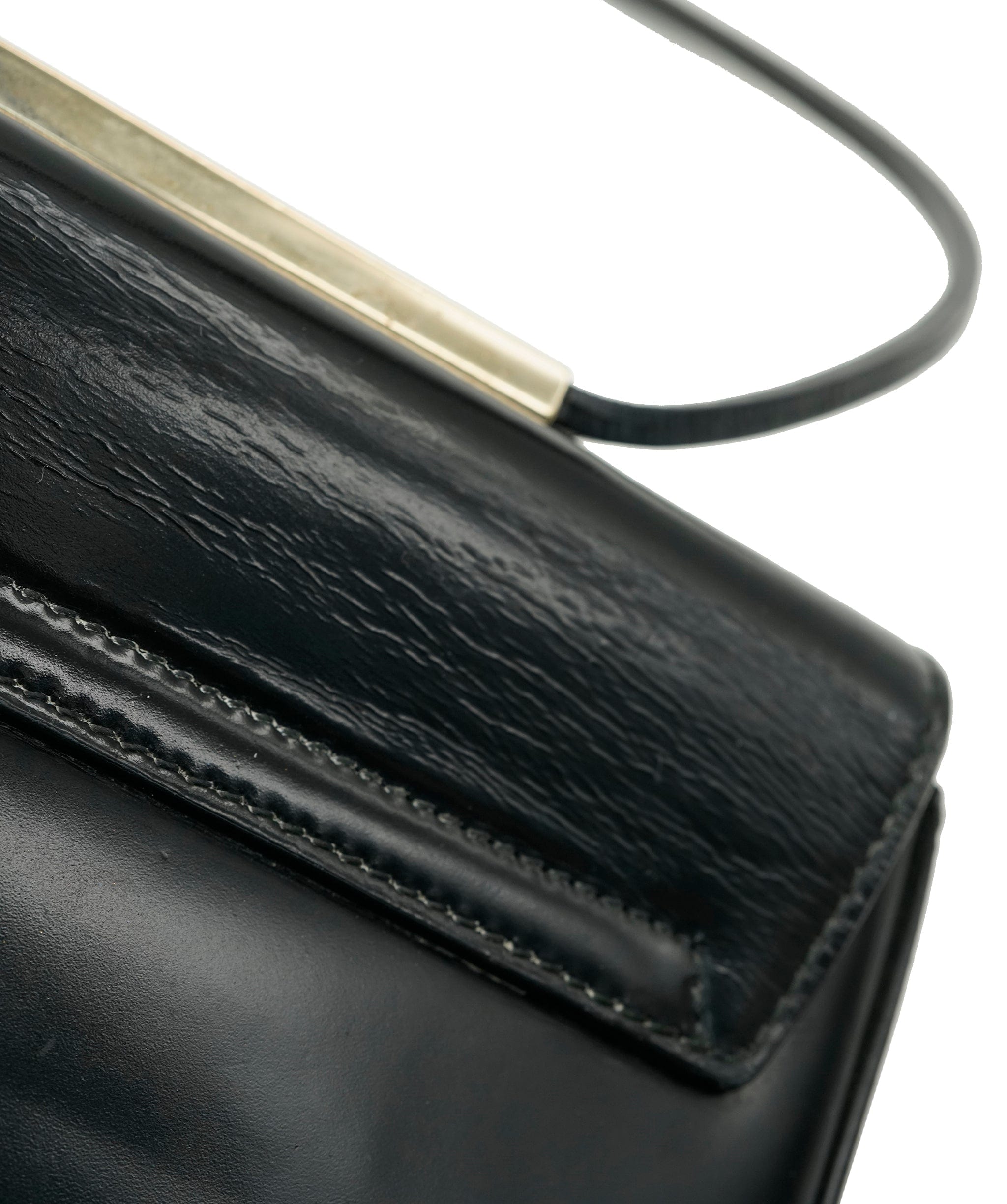 Gucci Gucci Vintage Calf Skin Black Shoulder bag  ALC2623