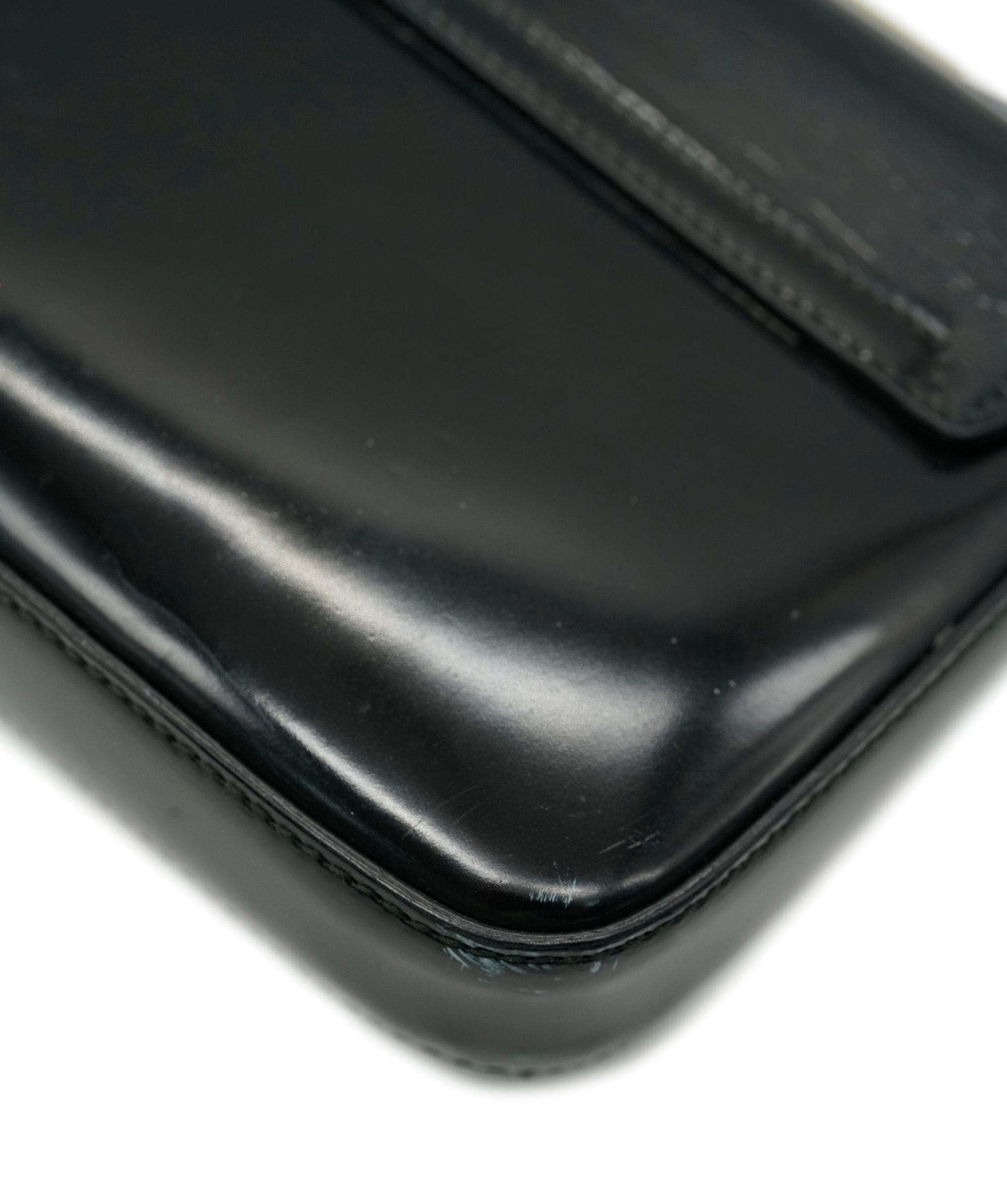 Gucci Gucci Vintage Calf Skin Black Shoulder bag  ALC2623