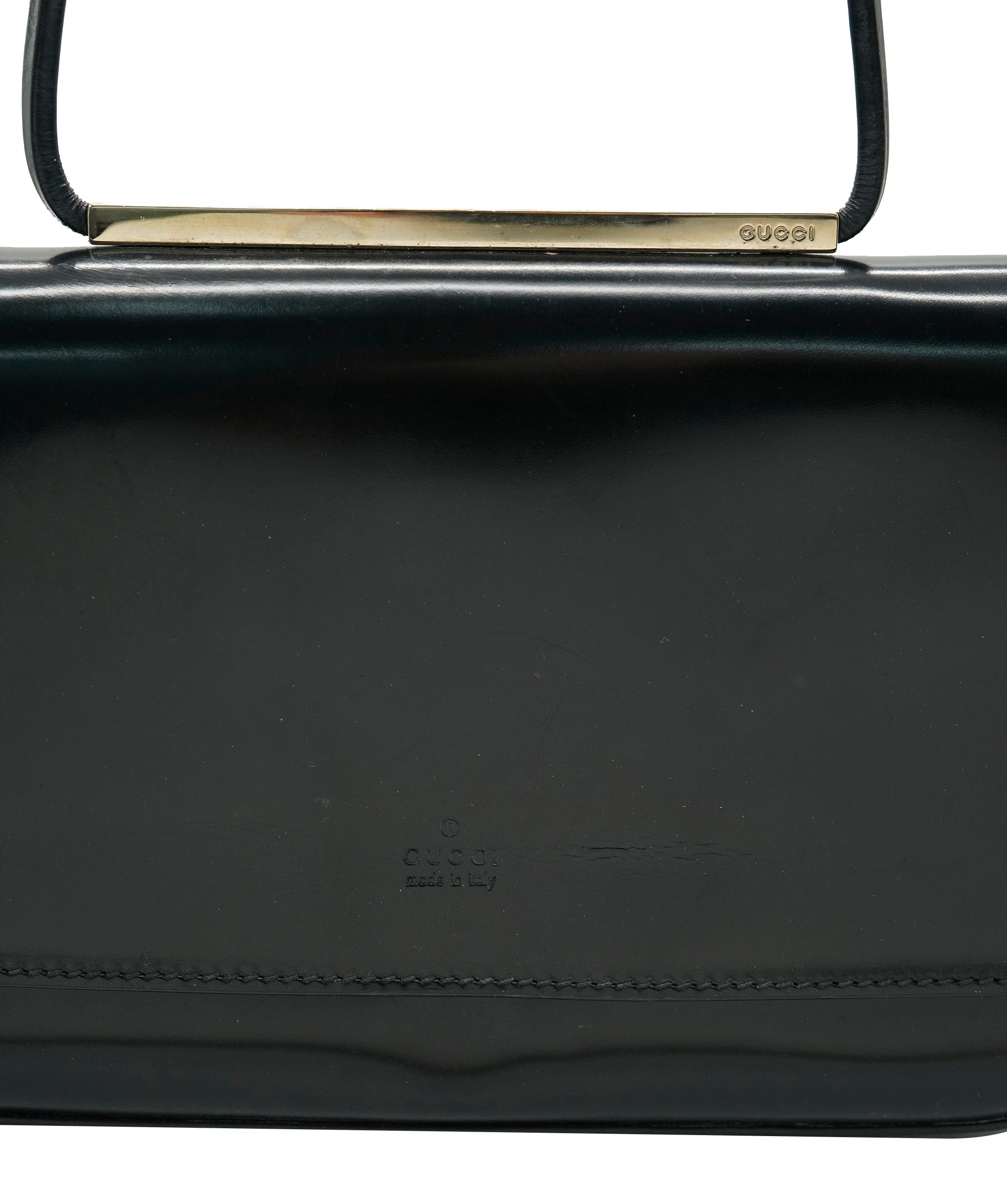 Gucci Gucci Vintage Calf Skin Black Shoulder bag  ALC2623