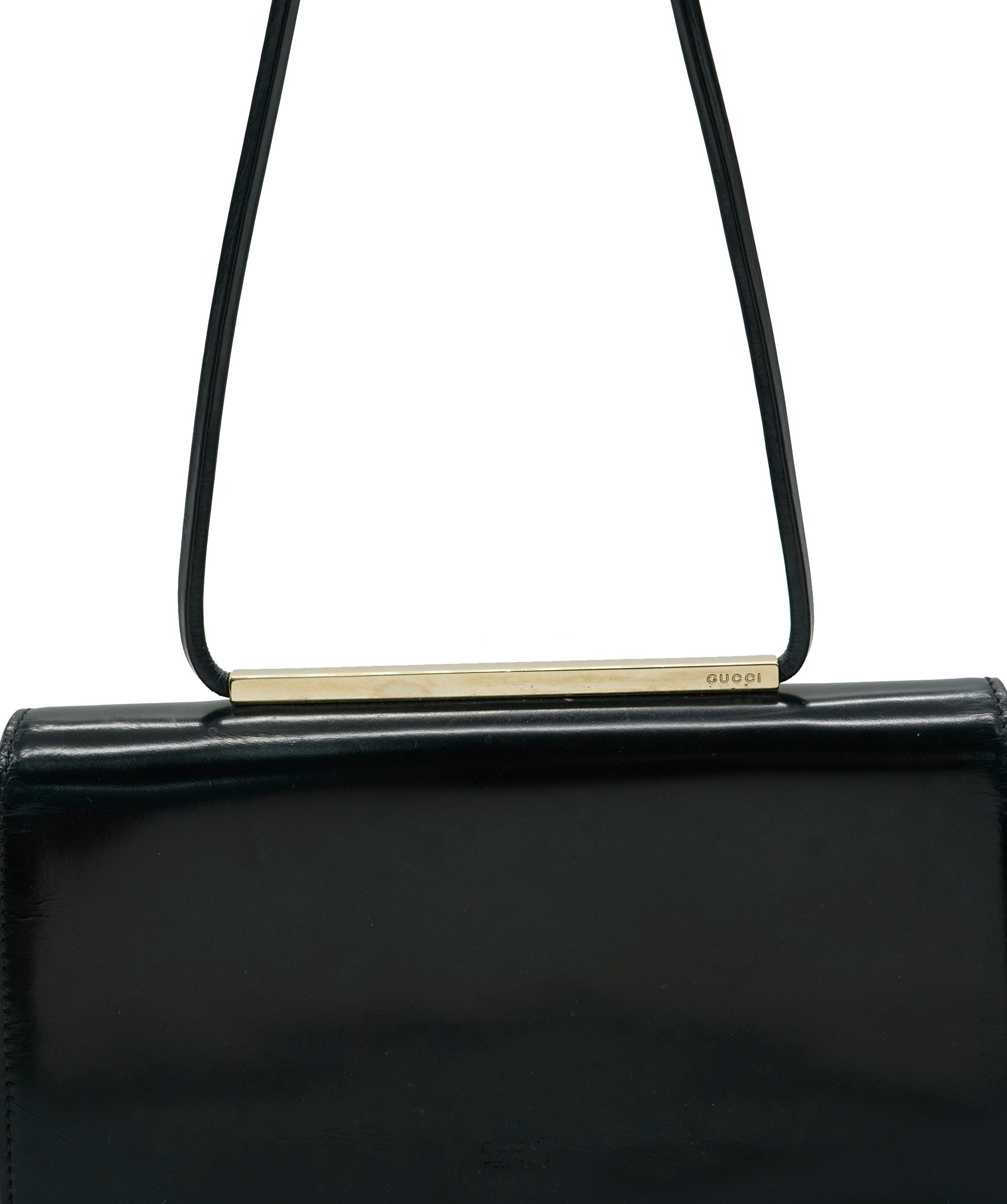 Gucci Gucci Vintage Calf Skin Black Shoulder bag  ALC2623