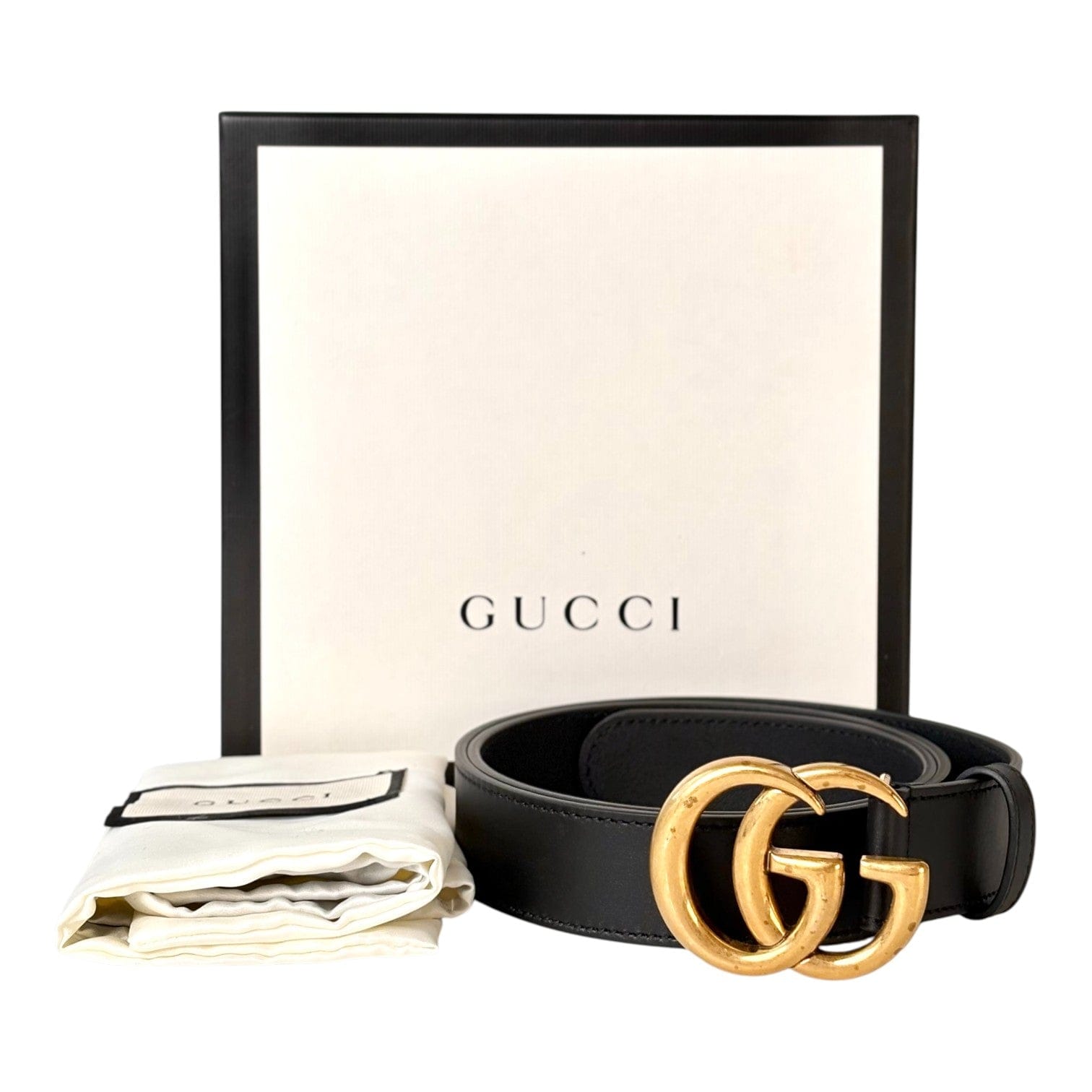 Gucci Gucci GG Belt Black 85 CM