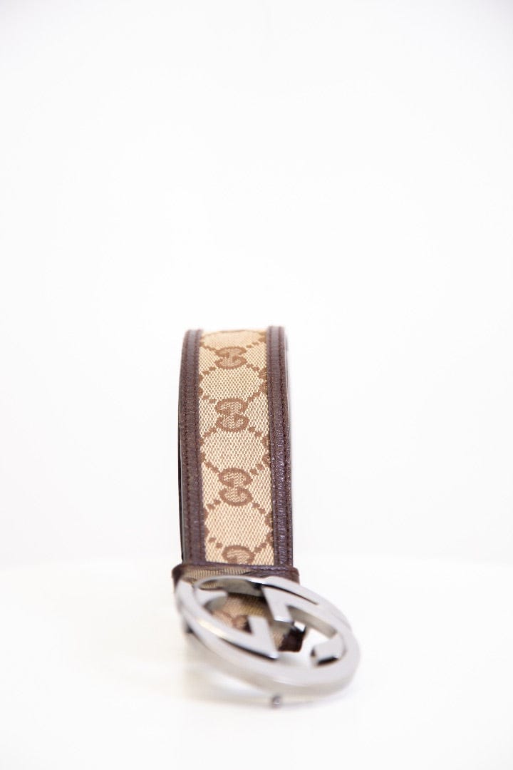Gucci Gucci GG Canvas Belts Beige 85.34