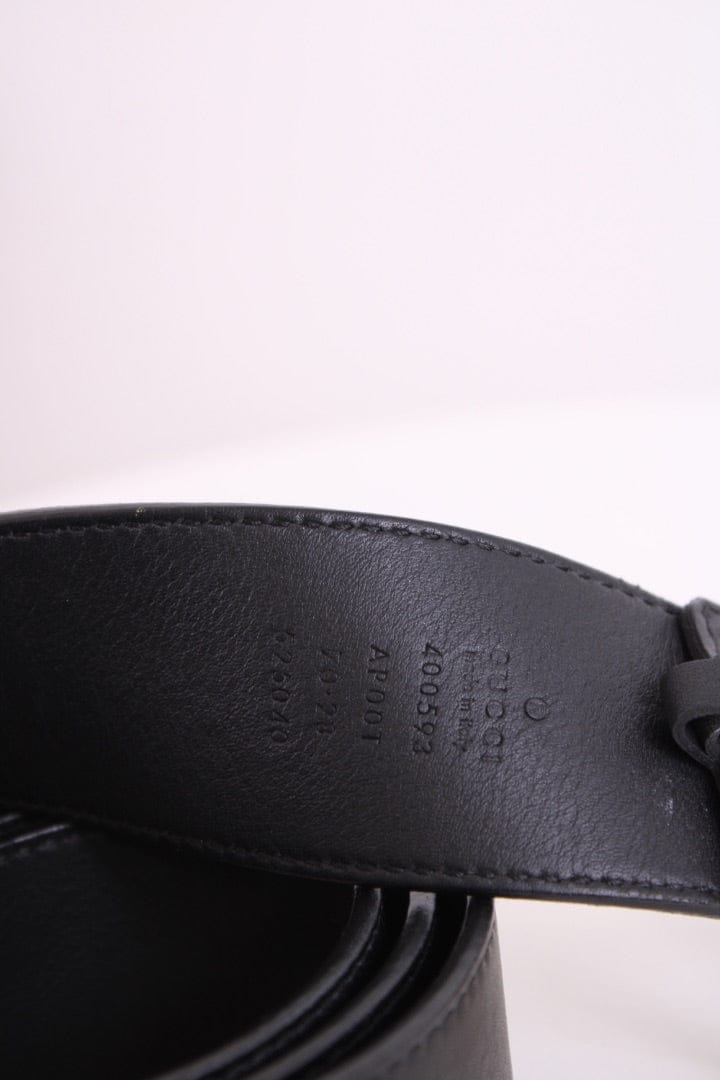 Gucci Gucci GG Marmont Wide Belt Black 70.28