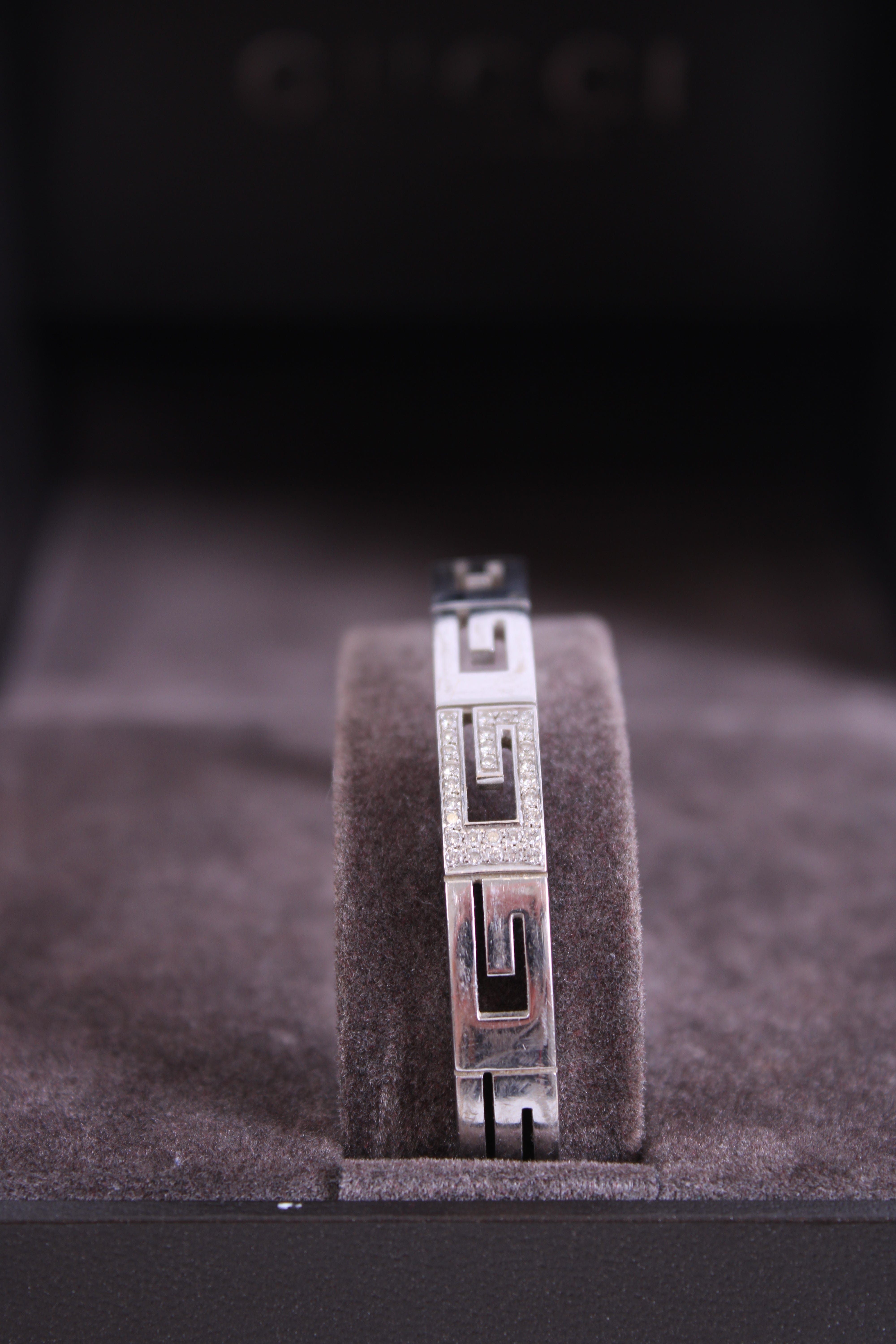 Gucci Gucci Bangle 18K White Gold 18